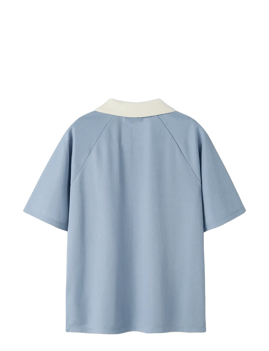 LMTD - NLNROSCLUB SS FOOTBALL POLO - hauts de sport - dusty blue - 1