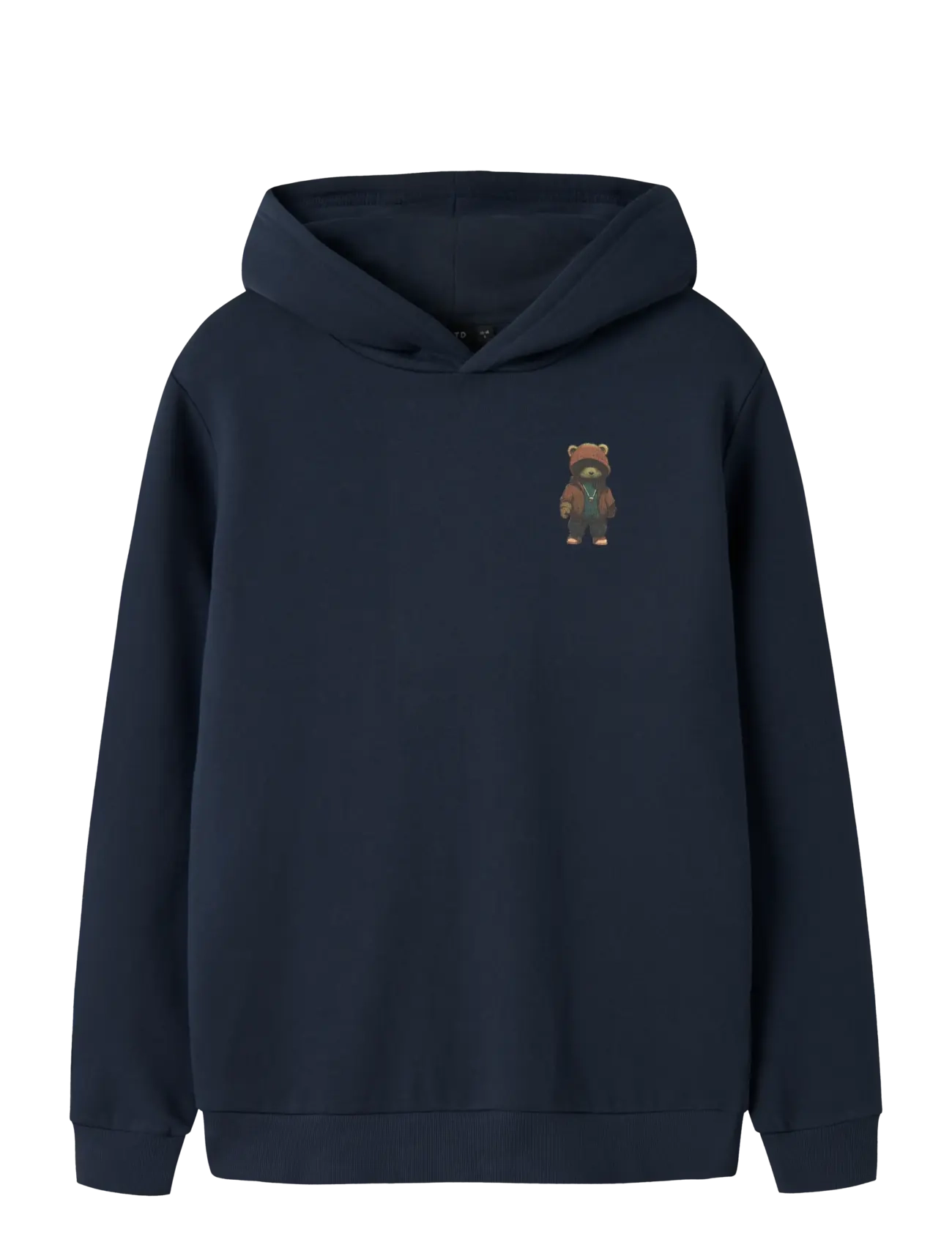 LMTD NLMFAMSE LS BRU SWEAT W. HOOD - Sweatshirts & Huvtröjor - NAVY BLAZER / navy
