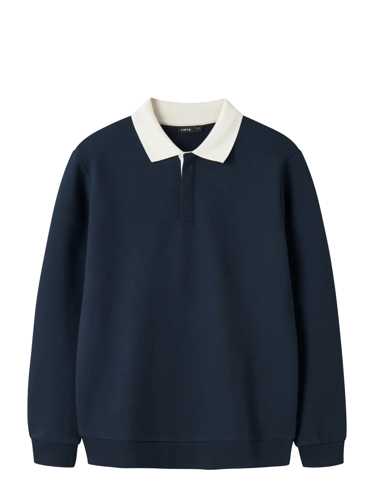 LMTD NLMROSS LS POLO SWEAT - Polo shirts - NAVY BLAZER / navy