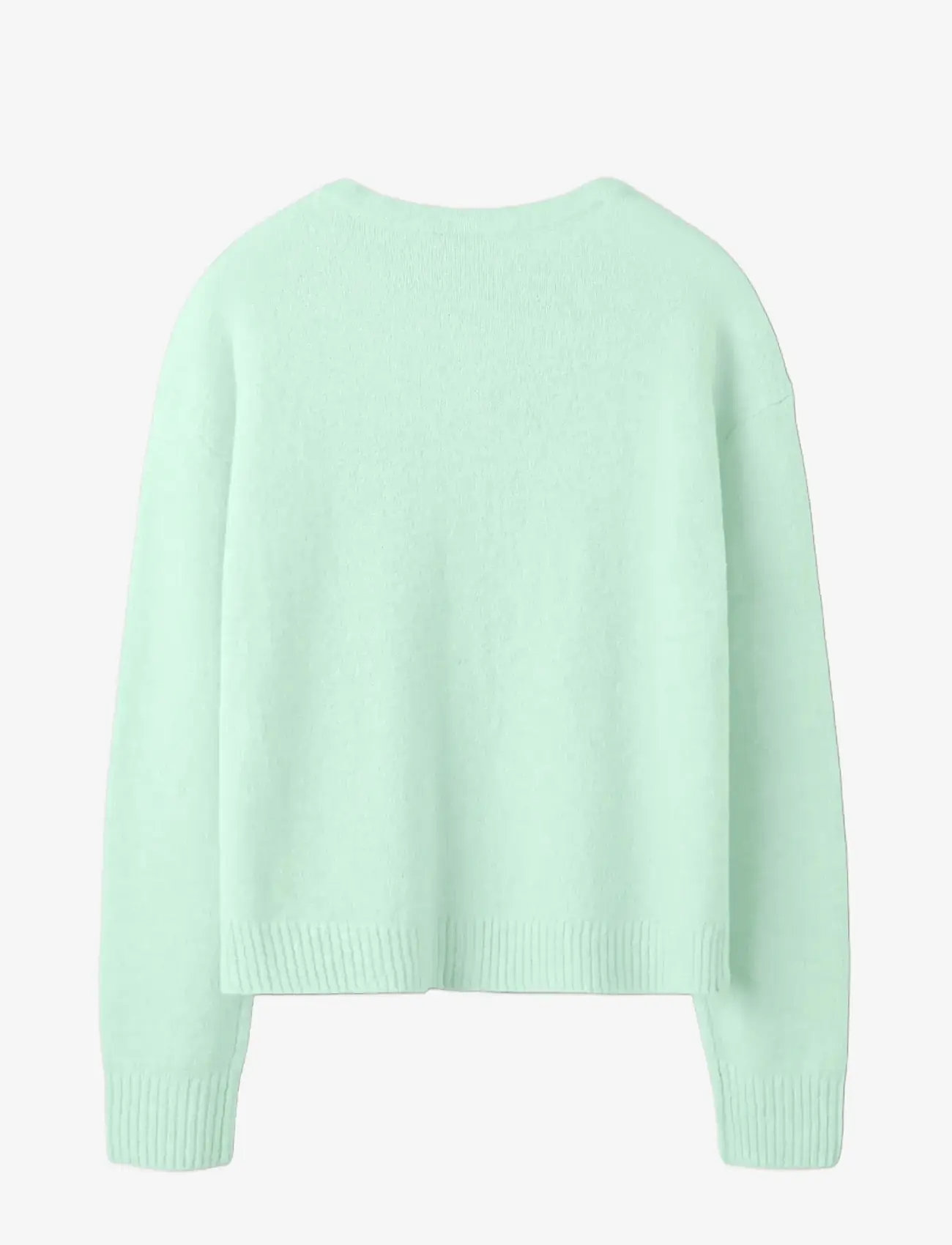 LMTD - NLFBYNT LS KNIT CARDIGAN - koftor - aqua glass - 2