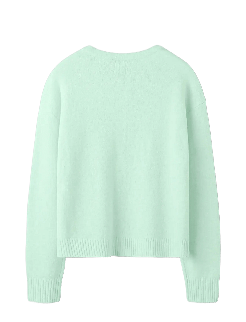 LMTD - NLFBYNT LS KNIT CARDIGAN - cardigans - aqua glass - 2