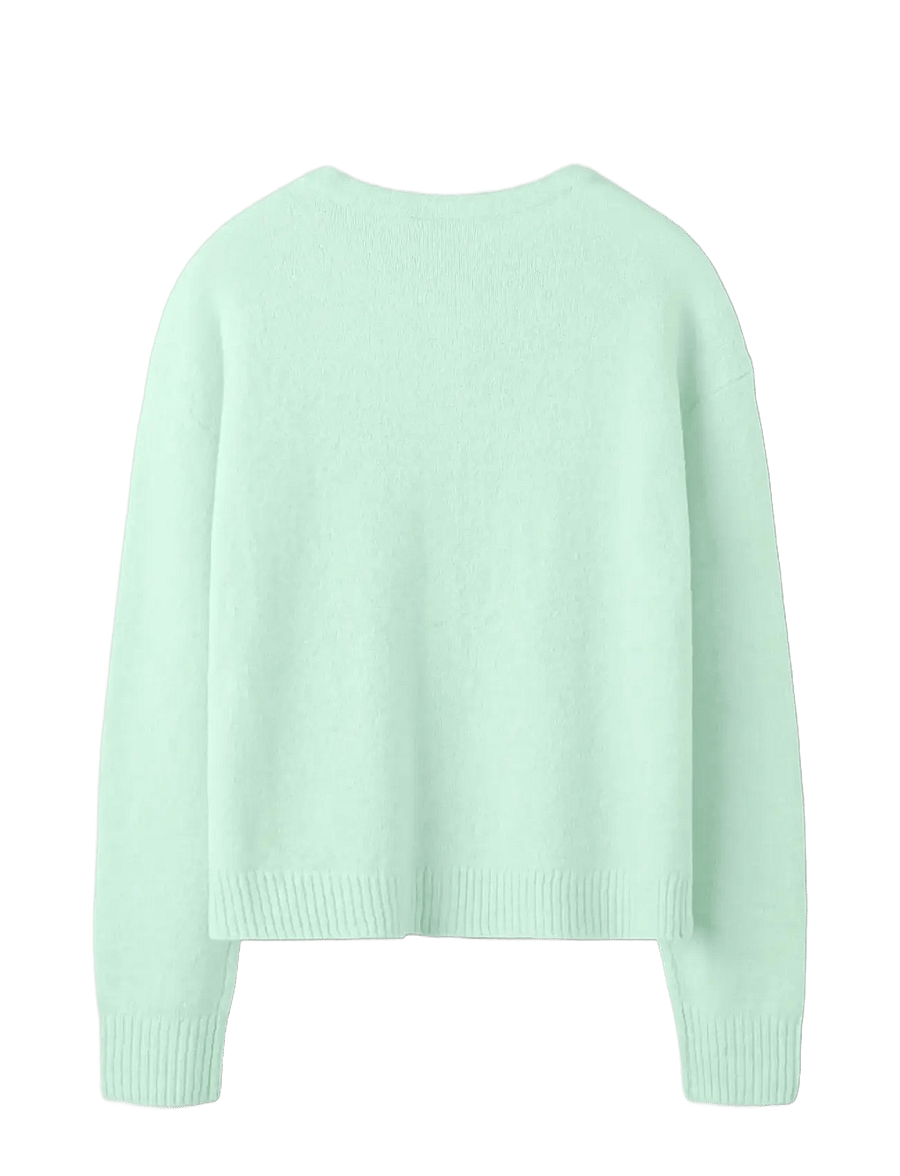 LMTD - NLFBYNT LS KNIT CARDIGAN - cardigans - aqua glass - 2