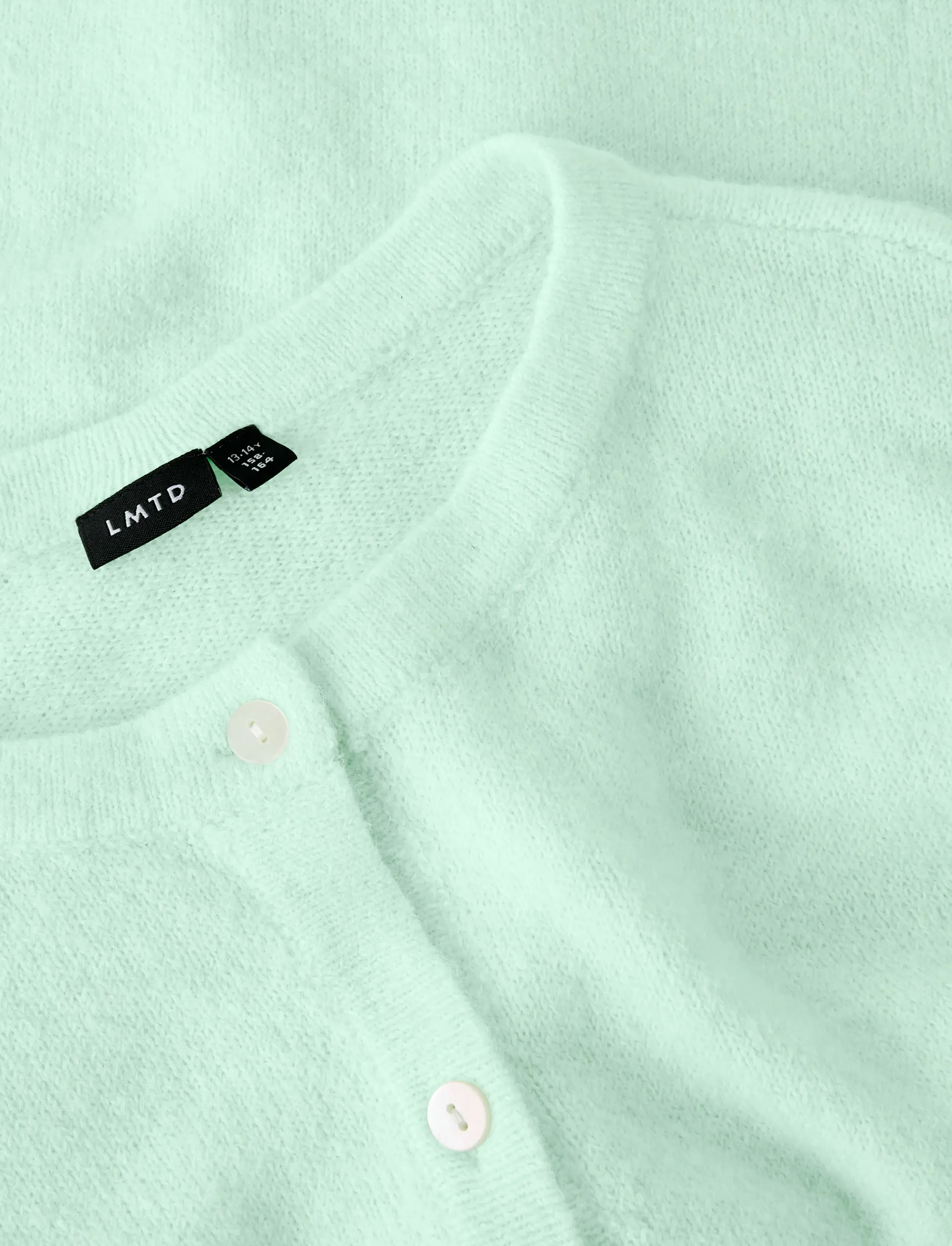 LMTD - NLFBYNT LS KNIT CARDIGAN - cardigans - aqua glass - 3
