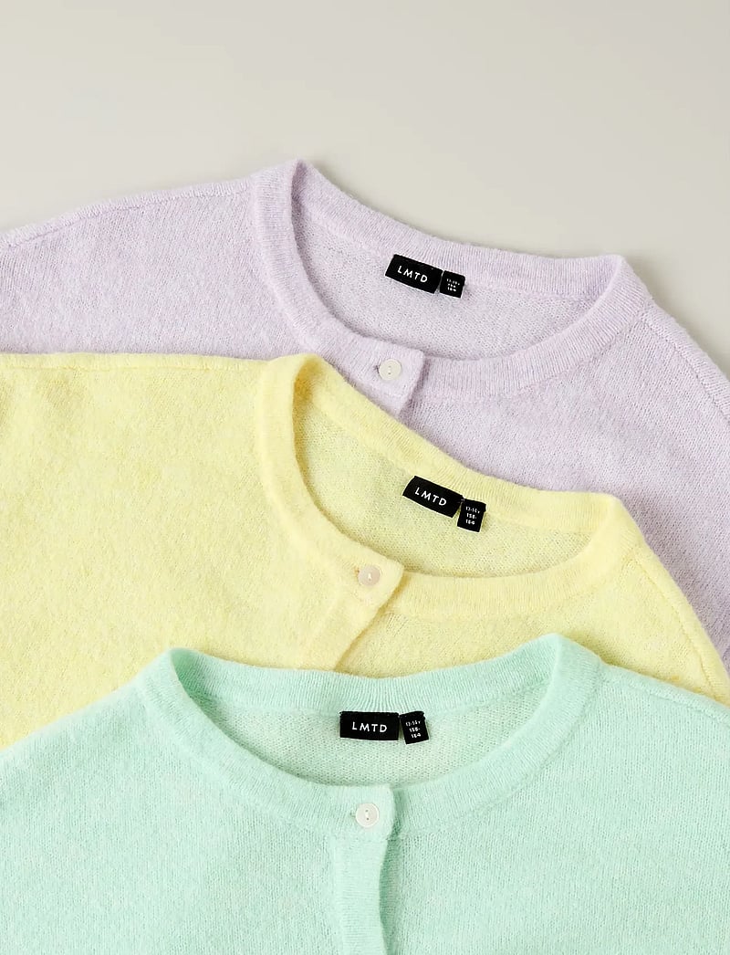 LMTD - NLFBYNT LS KNIT CARDIGAN - cardigans - aqua glass - 4