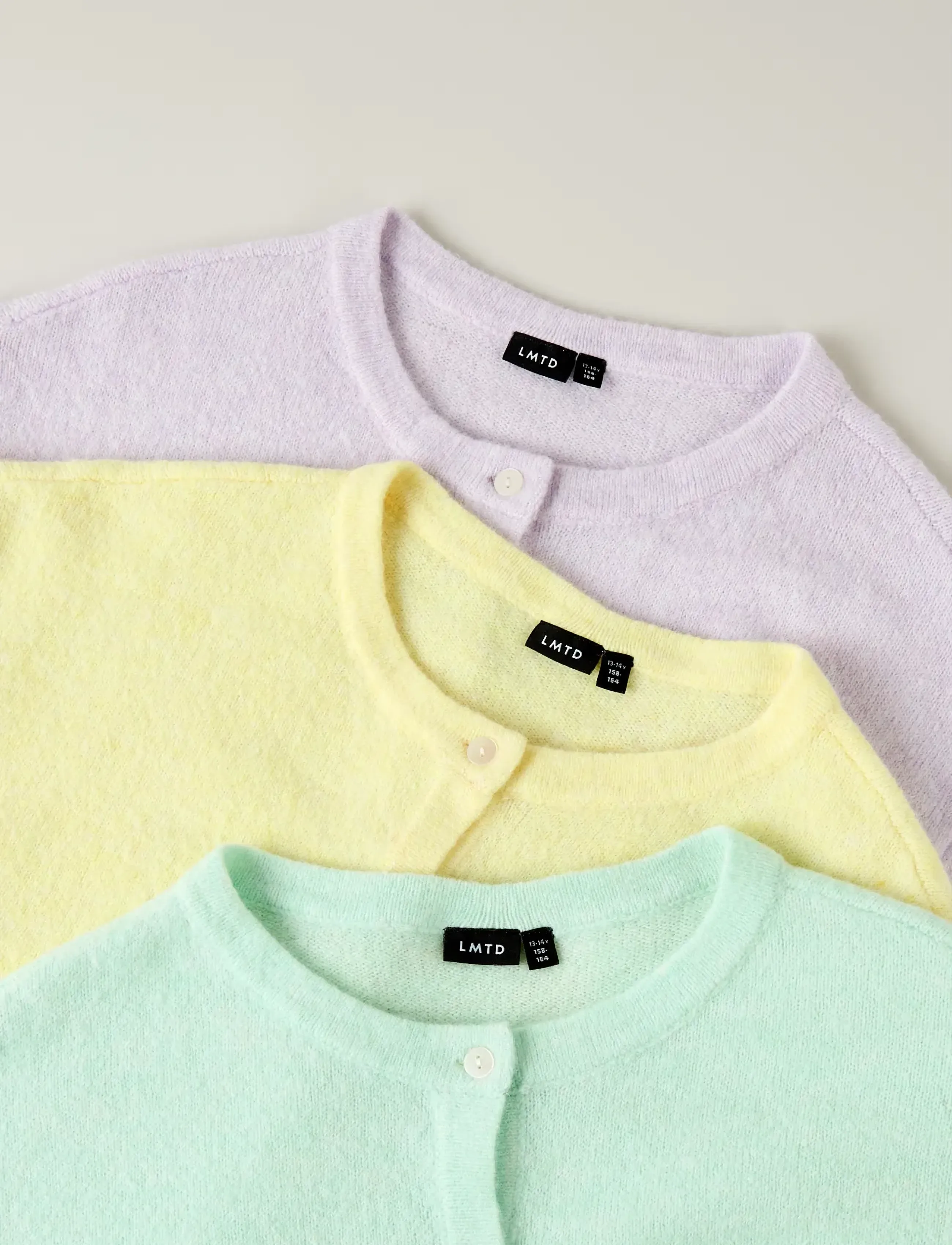 LMTD - NLFBYNT LS KNIT CARDIGAN - cardigans - aqua glass - 4