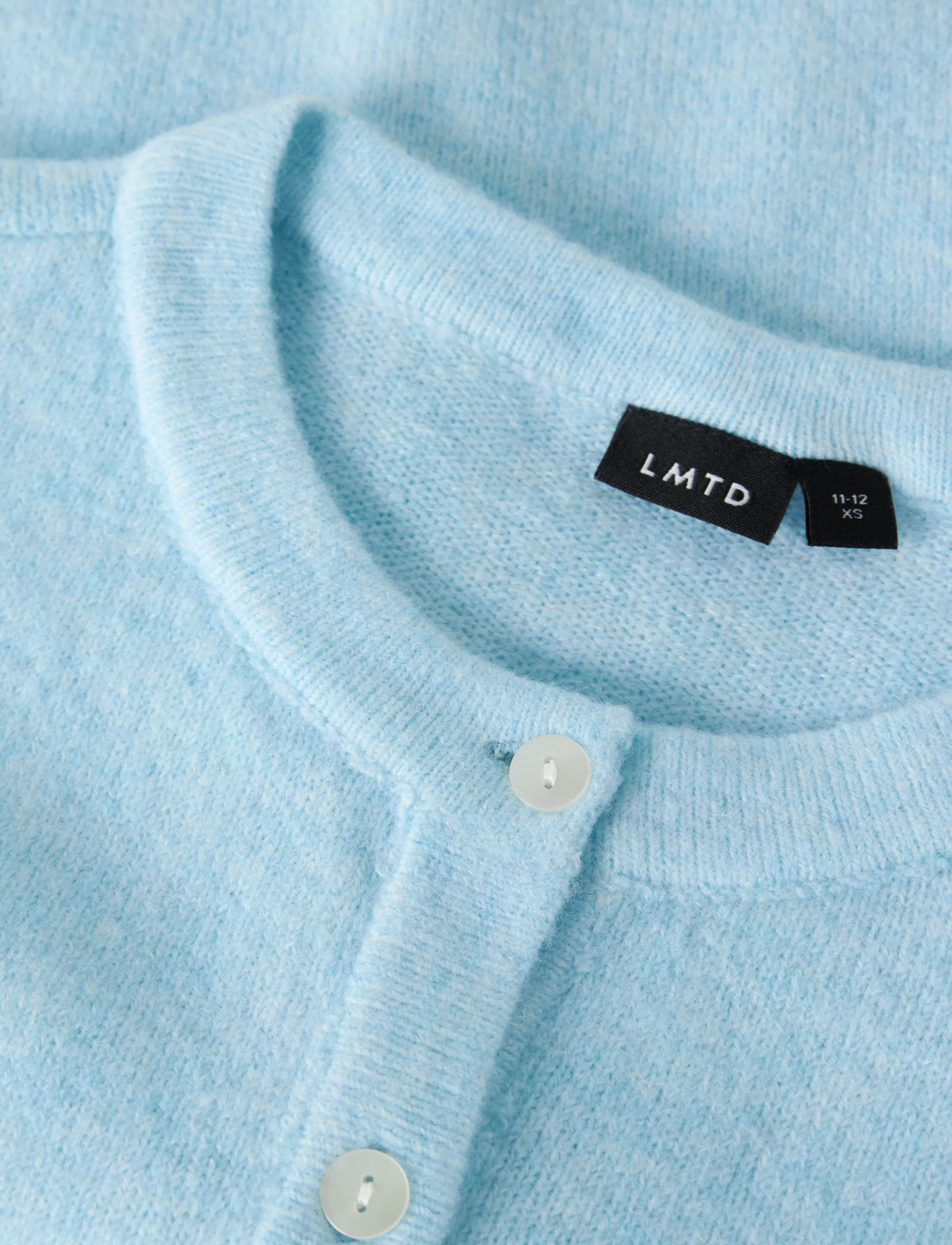 LMTD - NLFBYNT LS KNIT CARDIGAN - cardigans - ice water - 2