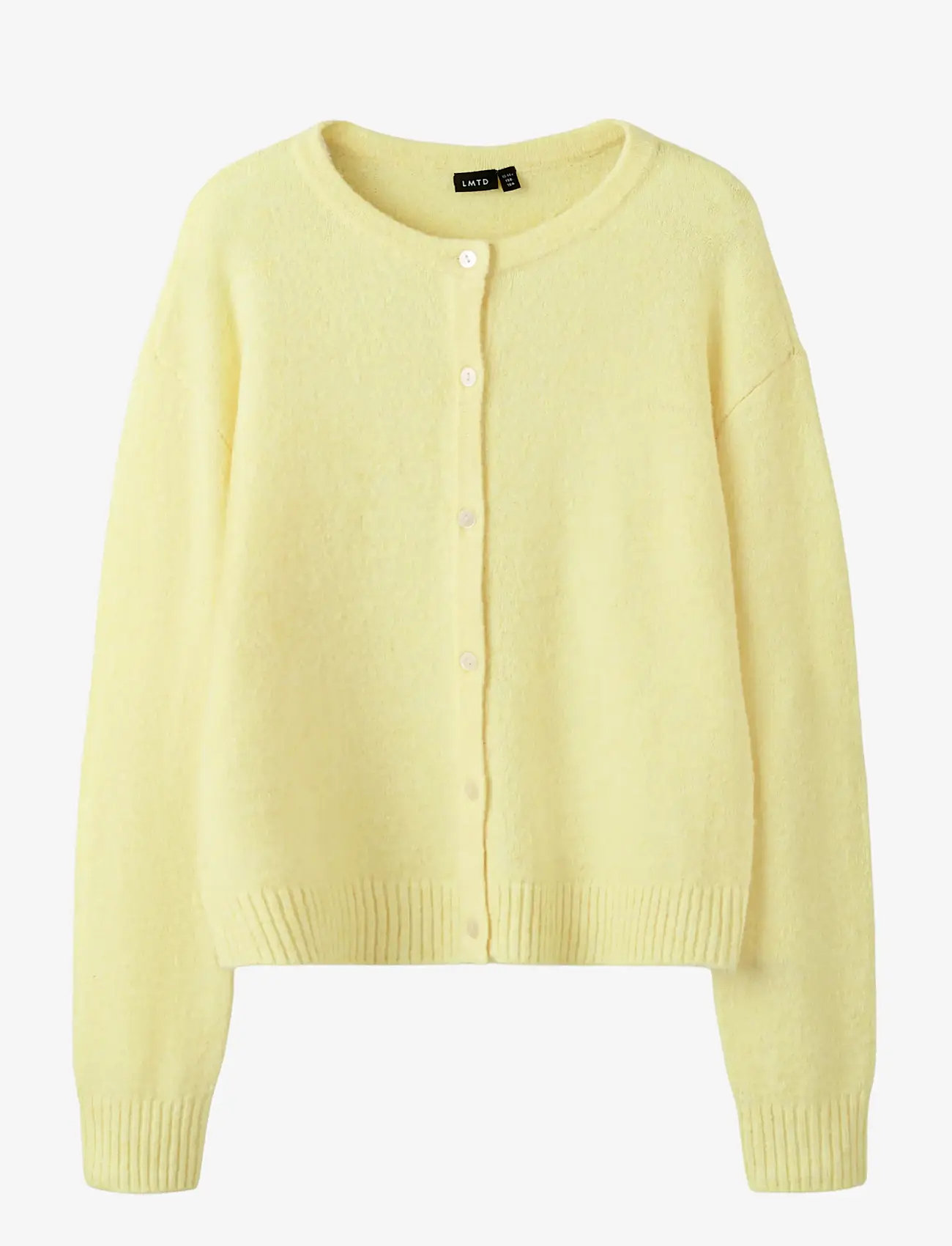 LMTD - NLFBYNT LS KNIT CARDIGAN - koftor - pear sorbet - 1