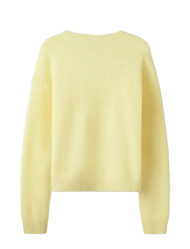 LMTD - NLFBYNT LS KNIT CARDIGAN - cardigans - pear sorbet - 2