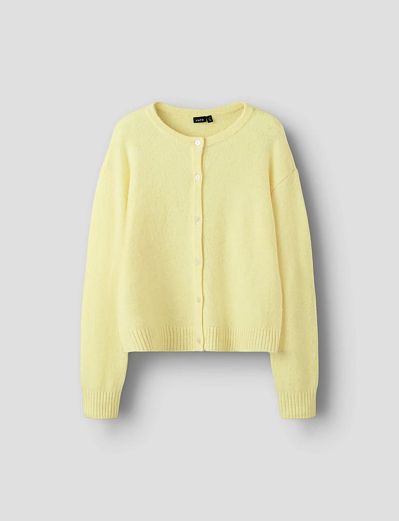 LMTD - NLFBYNT LS KNIT CARDIGAN - cardigans - pear sorbet - 0