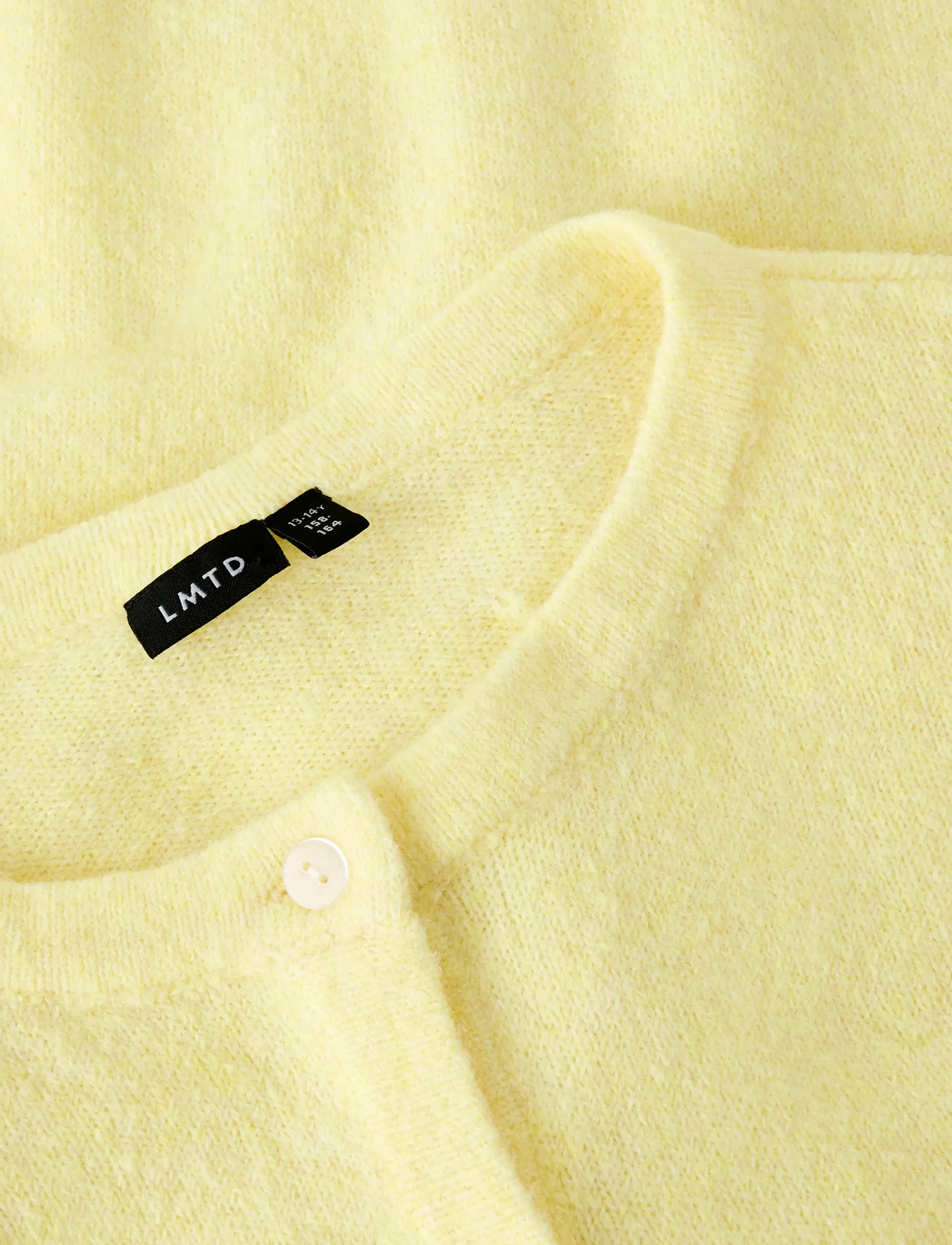 LMTD - NLFBYNT LS KNIT CARDIGAN - cardigans - pear sorbet - 3