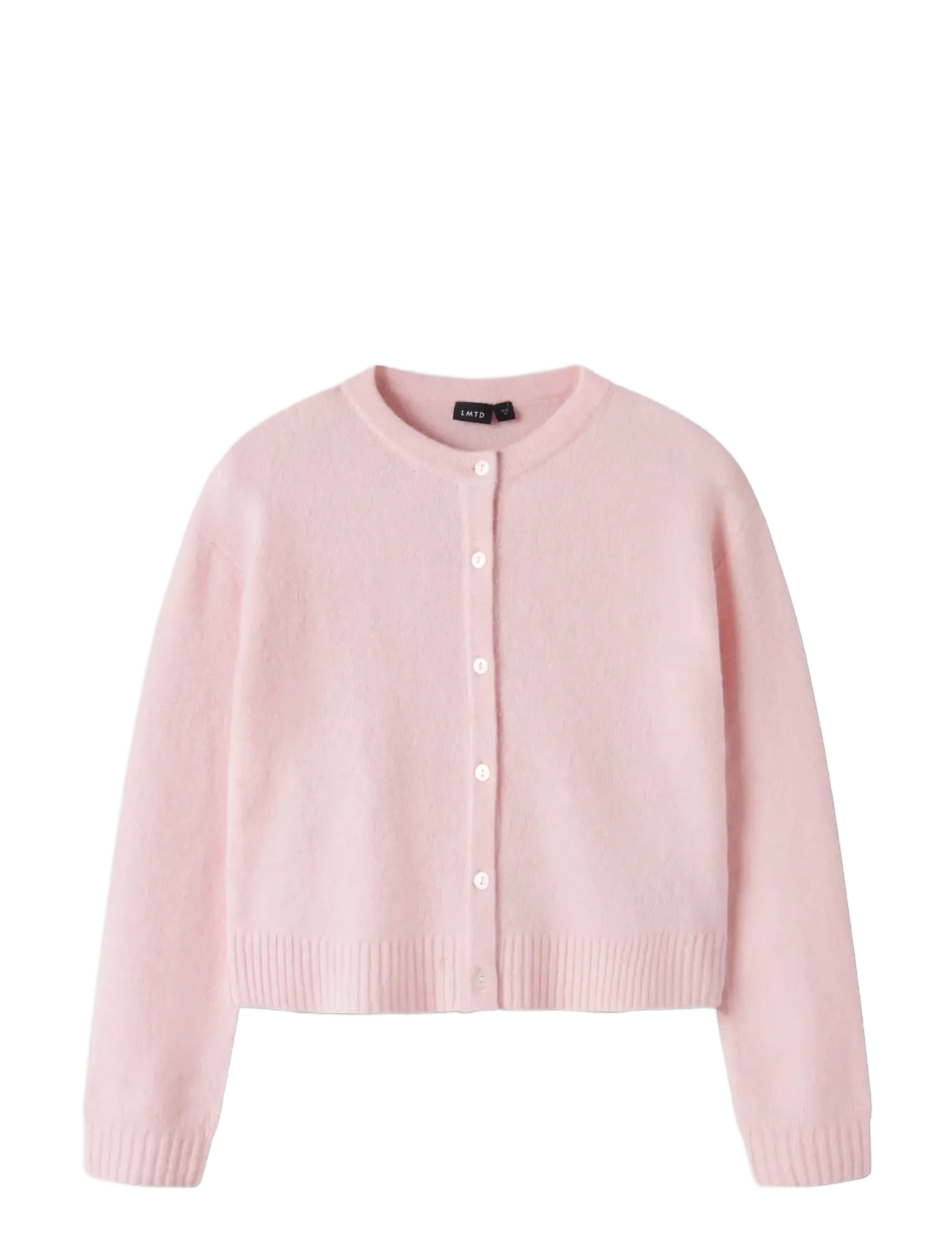 LMTD NLFBYNT LS KNIT CARDIGAN - Strik - PINK-A-BOO / pink/rose