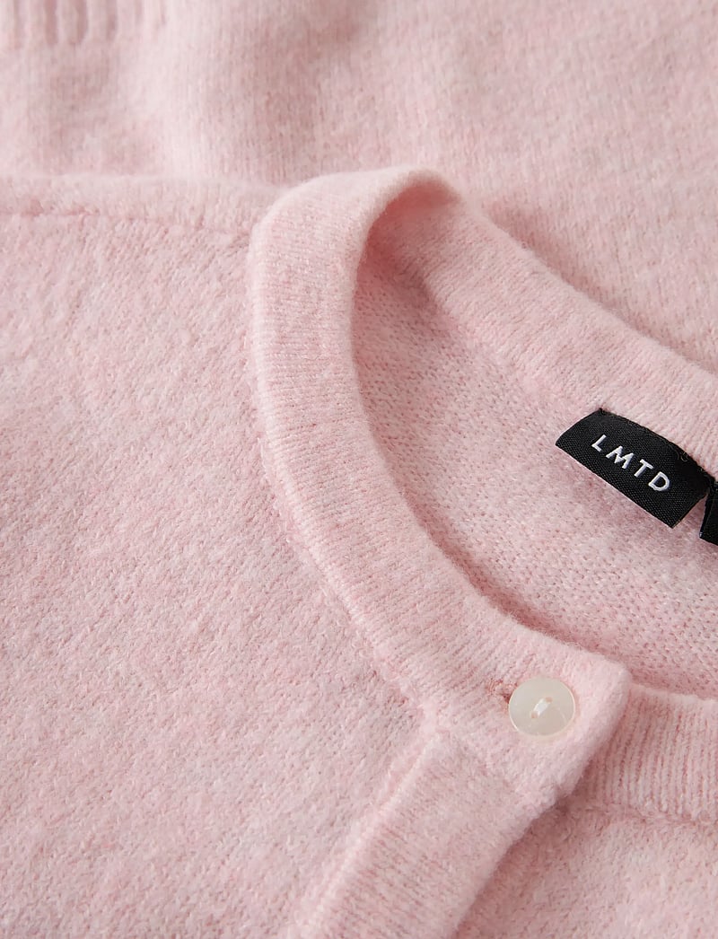 LMTD - NLFBYNT LS KNIT CARDIGAN - cardigans - pink-a-boo - 3