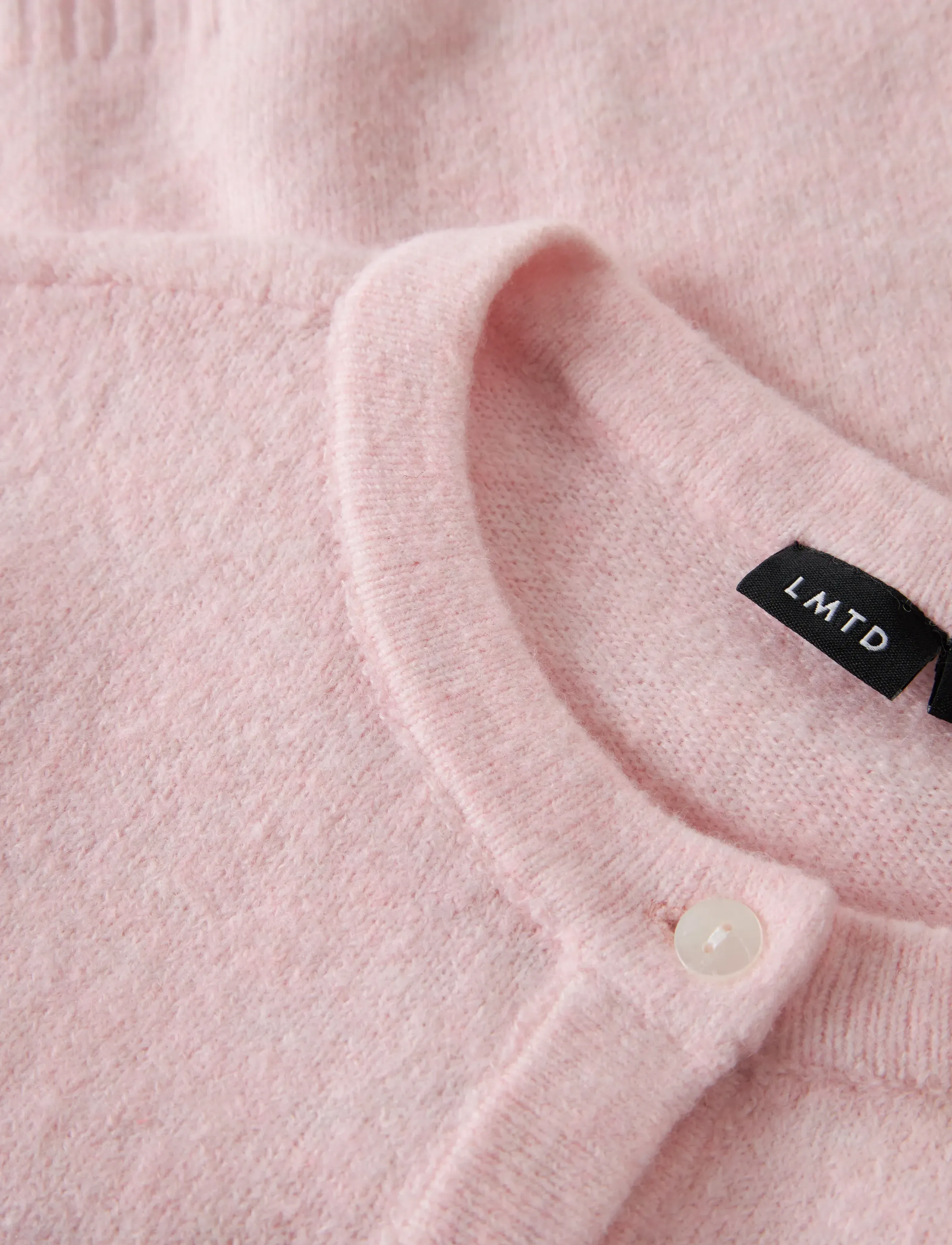 LMTD - NLFBYNT LS KNIT CARDIGAN - cardigans - pink-a-boo - 3