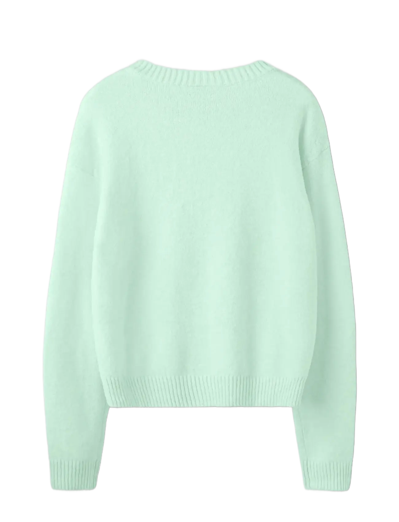 LMTD - NLFBYNT LS SHORT KNIT - trøjer - aqua glass - 2