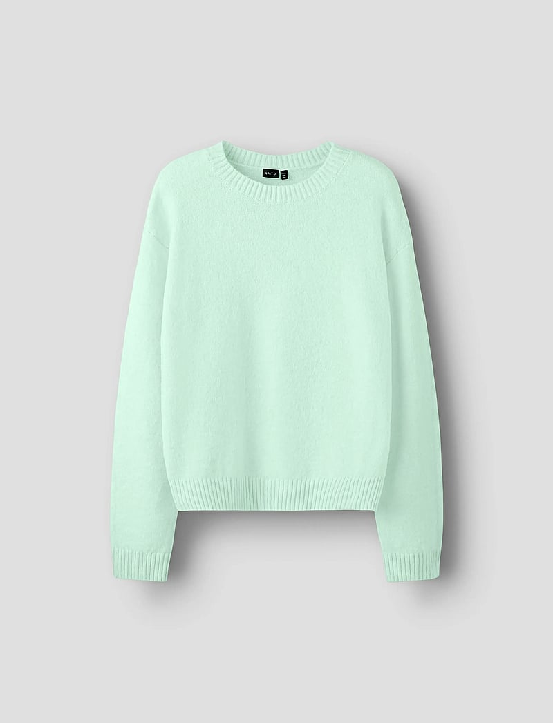 LMTD - NLFBYNT LS SHORT KNIT - pullover - aqua glass - 0