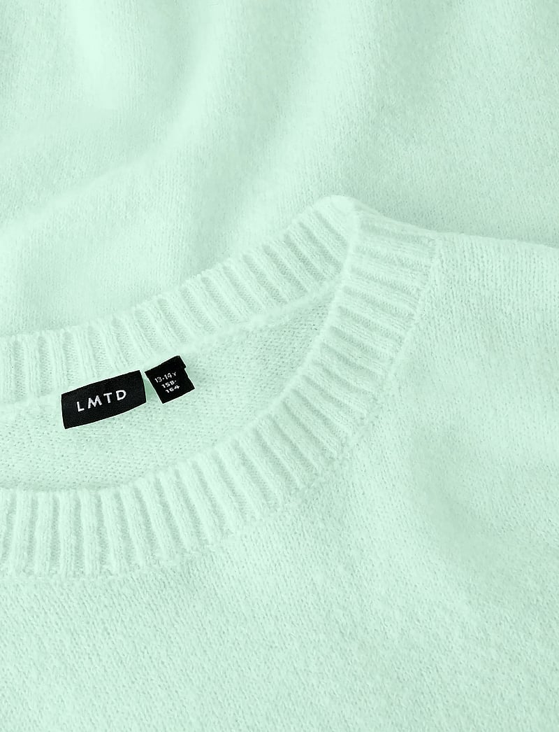 LMTD - NLFBYNT LS SHORT KNIT - pullover - aqua glass - 3