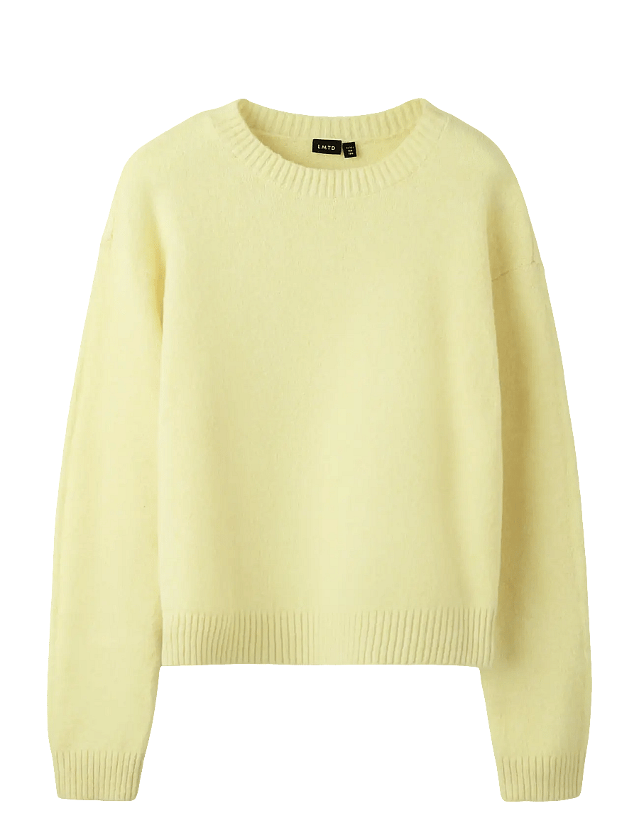LMTD - NLFBYNT LS SHORT KNIT - trøjer - pear sorbet - 1