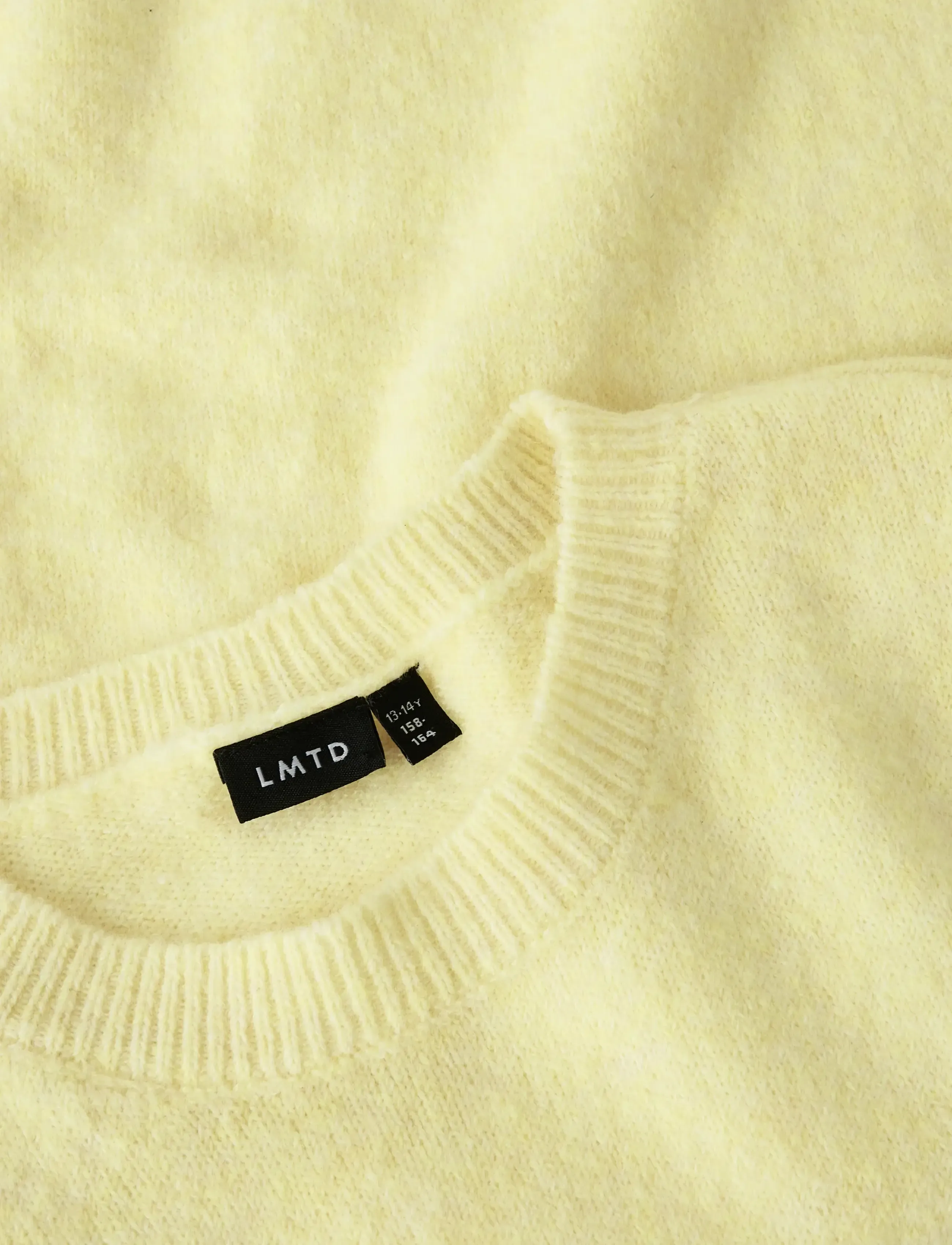 LMTD - NLFBYNT LS SHORT KNIT - jumpers - pear sorbet - 3