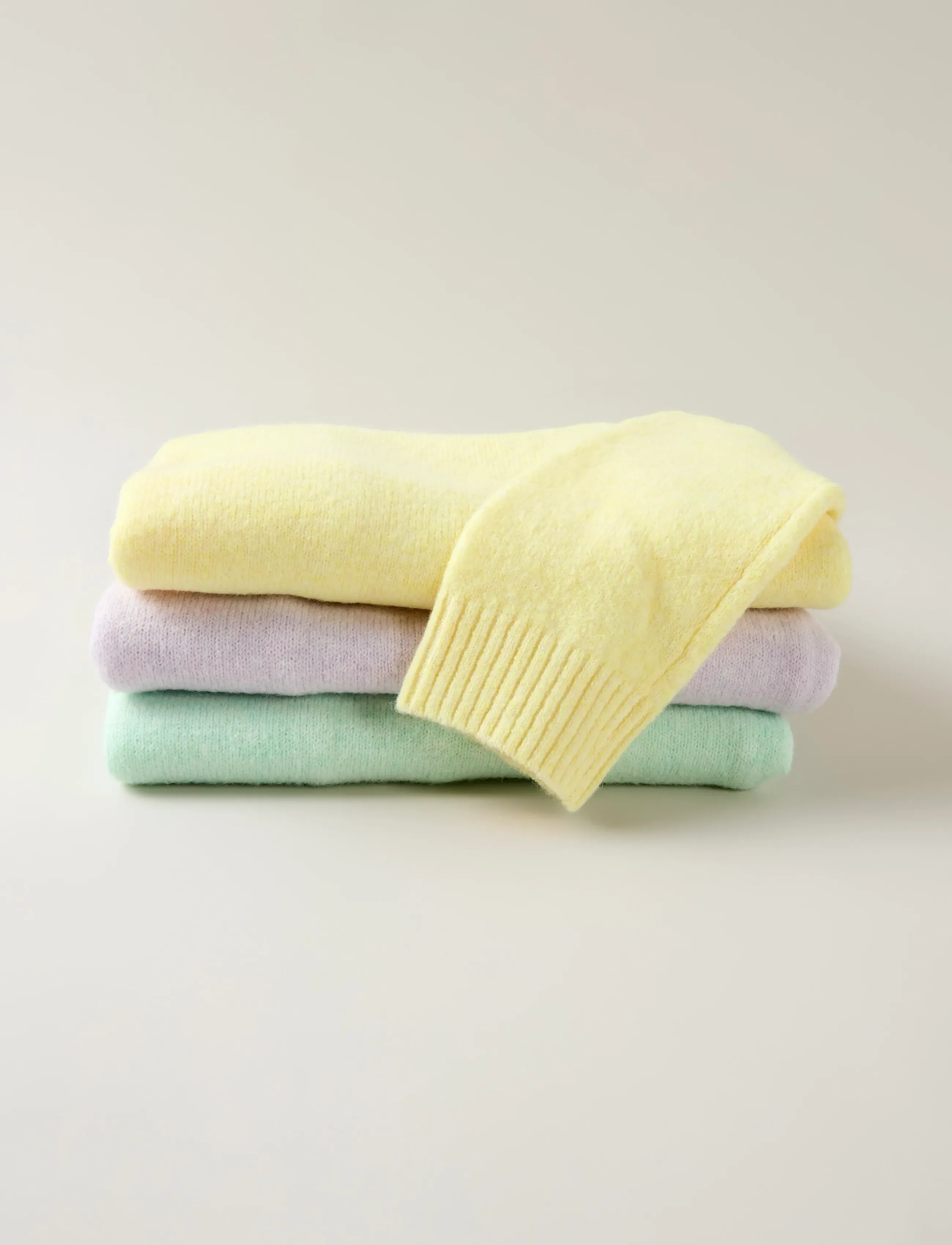 LMTD - NLFBYNT LS SHORT KNIT - jumpers - pear sorbet - 4