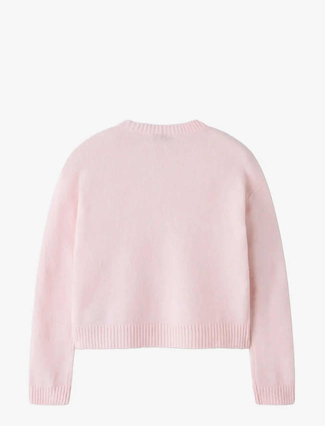 LMTD - NLFBYNT LS SHORT KNIT - trøjer - pink-a-boo - 1