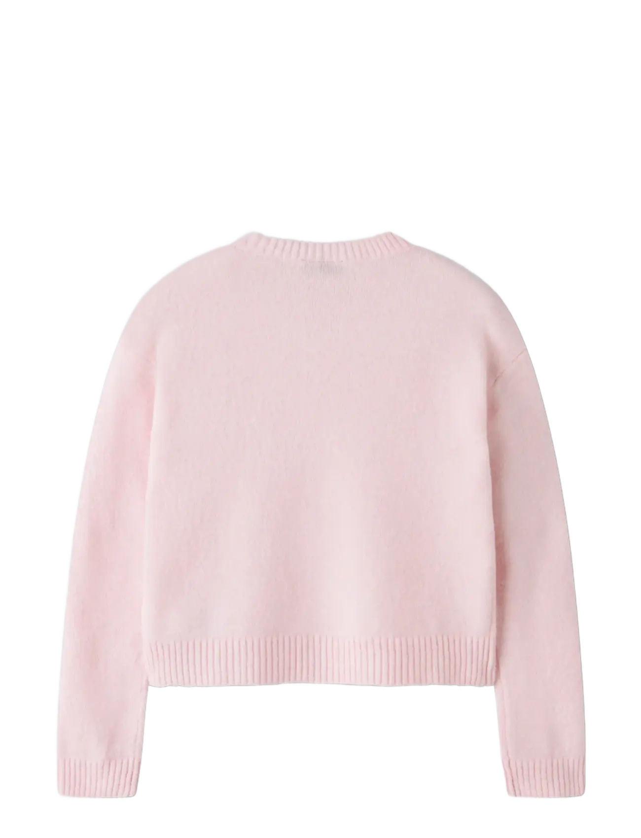 LMTD - NLFBYNT LS SHORT KNIT - pullover - pink-a-boo - 1
