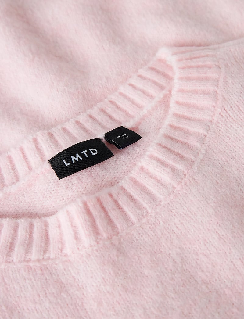 LMTD - NLFBYNT LS SHORT KNIT - trøjer - pink-a-boo - 2