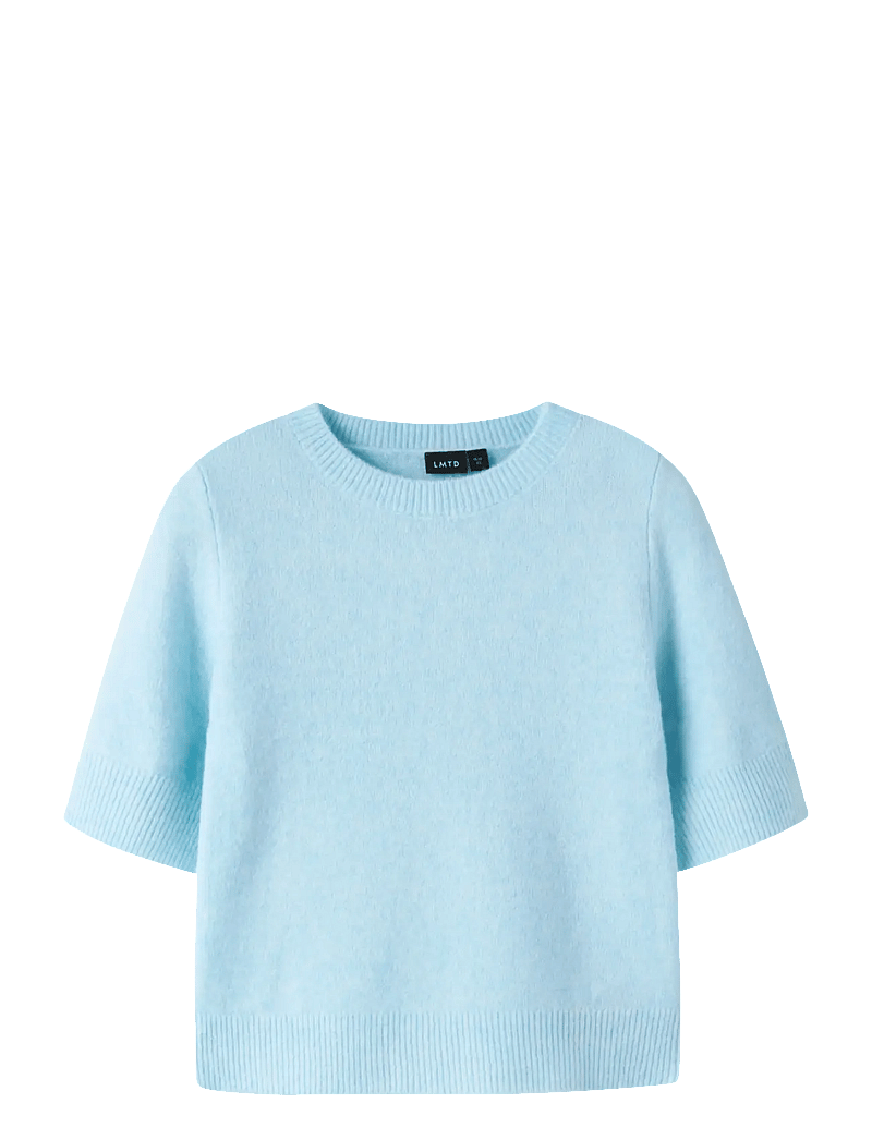 LMTD - NLFBYNT SS SHORT KNIT - kurzärmelige - ice water - 0