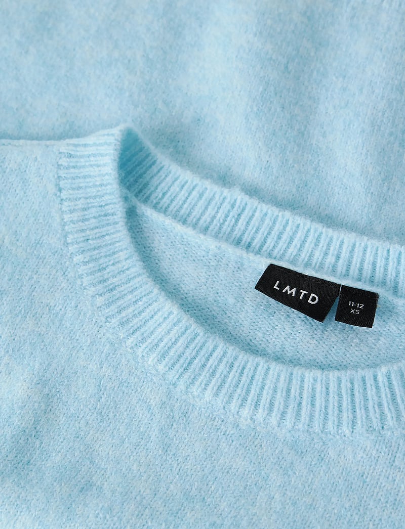 LMTD - NLFBYNT SS SHORT KNIT - kurzärmelige - ice water - 2