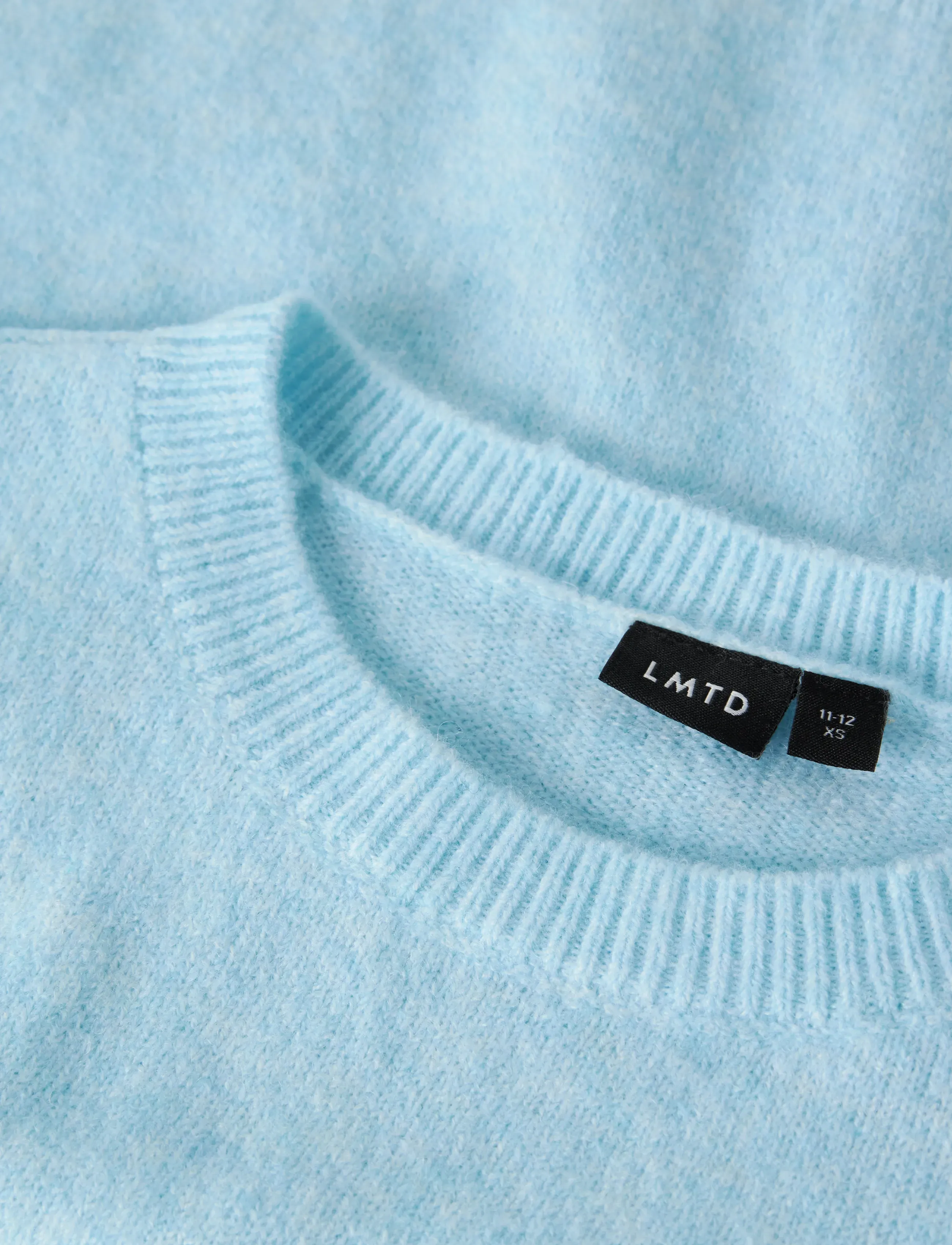 LMTD - NLFBYNT SS SHORT KNIT - kortärmade t-shirts - ice water - 2