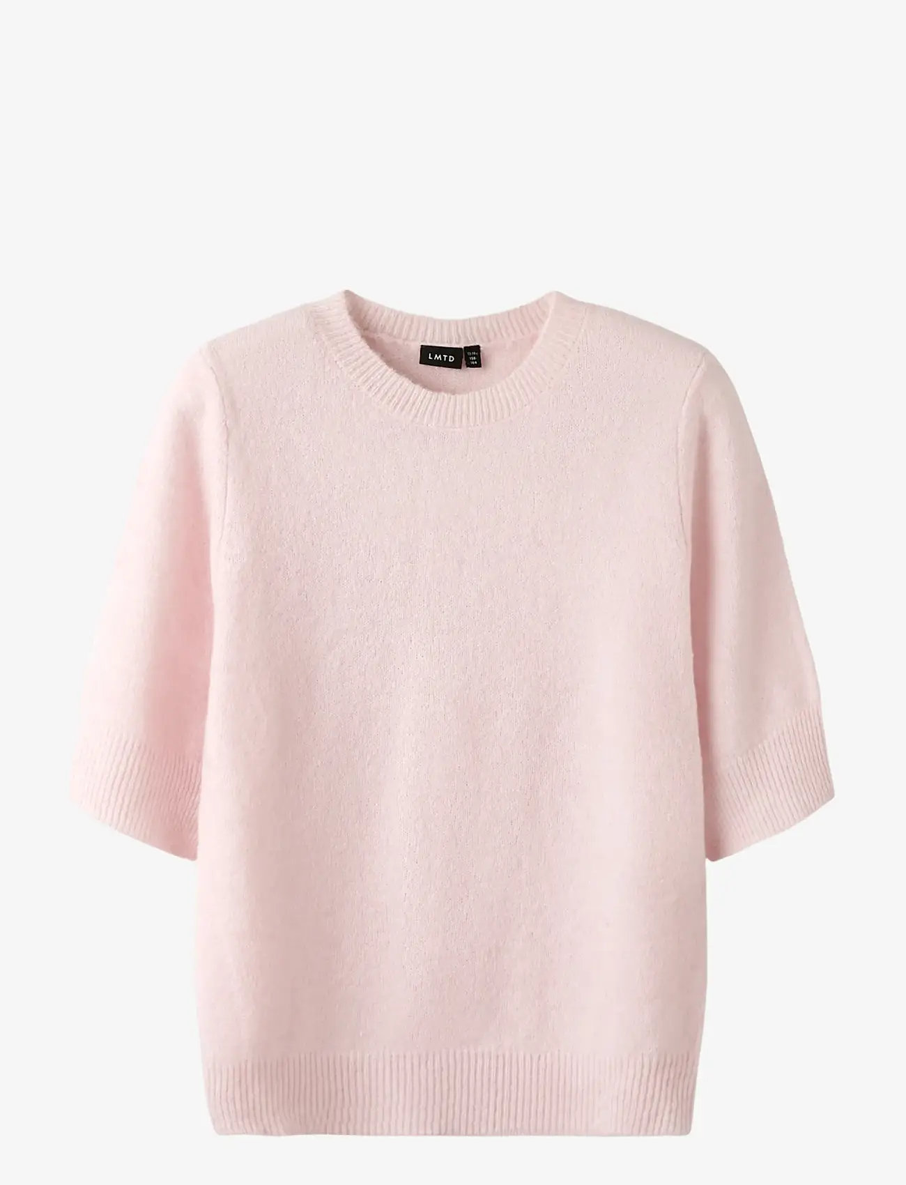 LMTD - NLFBYNT SS SHORT KNIT - lühikeste varrukatega t-särgid - pink-a-boo - 0