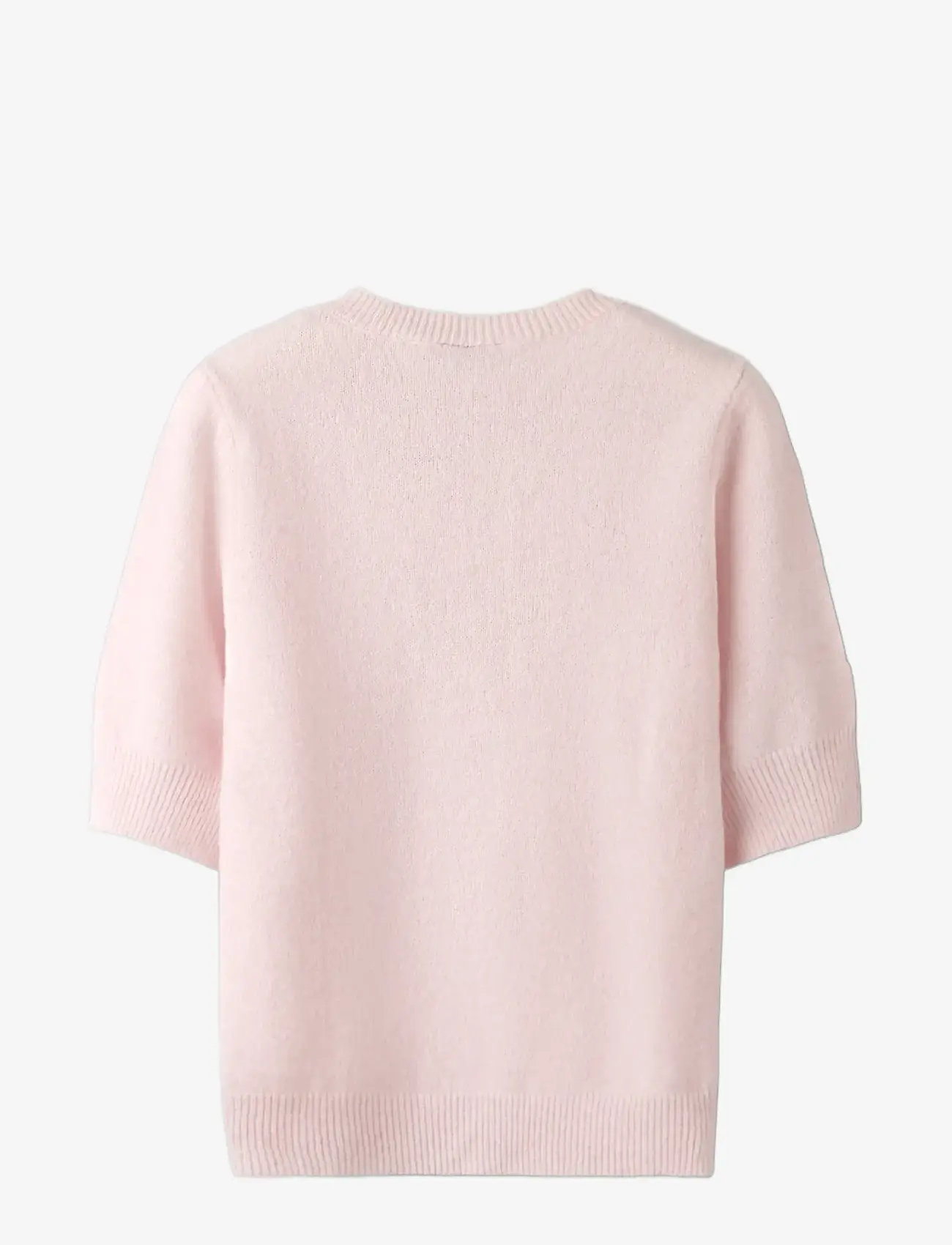 LMTD - NLFBYNT SS SHORT KNIT - lühikeste varrukatega t-särgid - pink-a-boo - 1