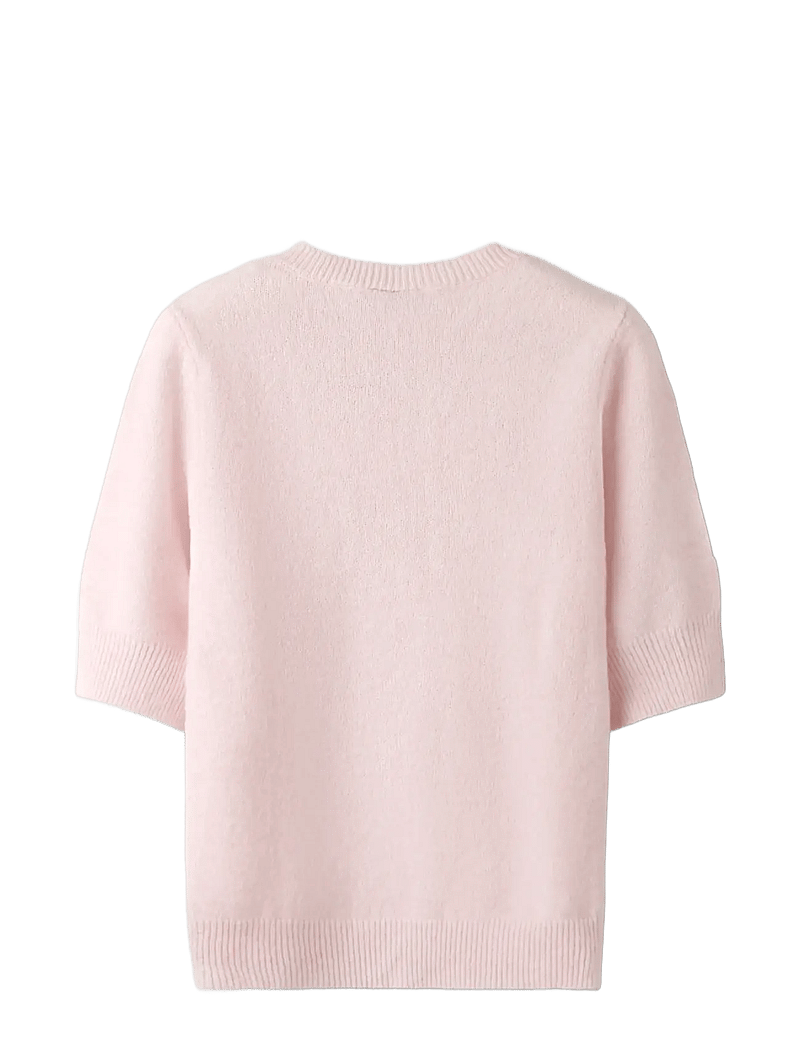 LMTD - NLFBYNT SS SHORT KNIT - kurzärmelige - pink-a-boo - 1