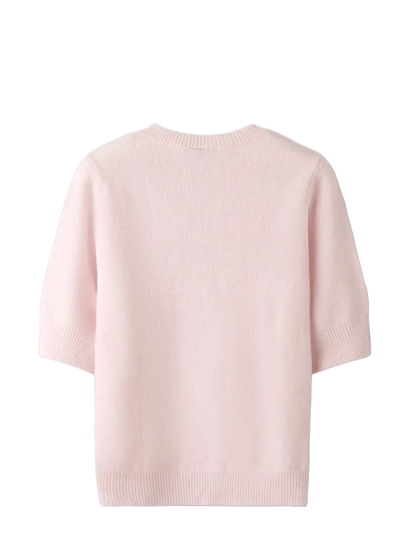 LMTD - NLFBYNT SS SHORT KNIT - t-shirts - pink-a-boo - 1