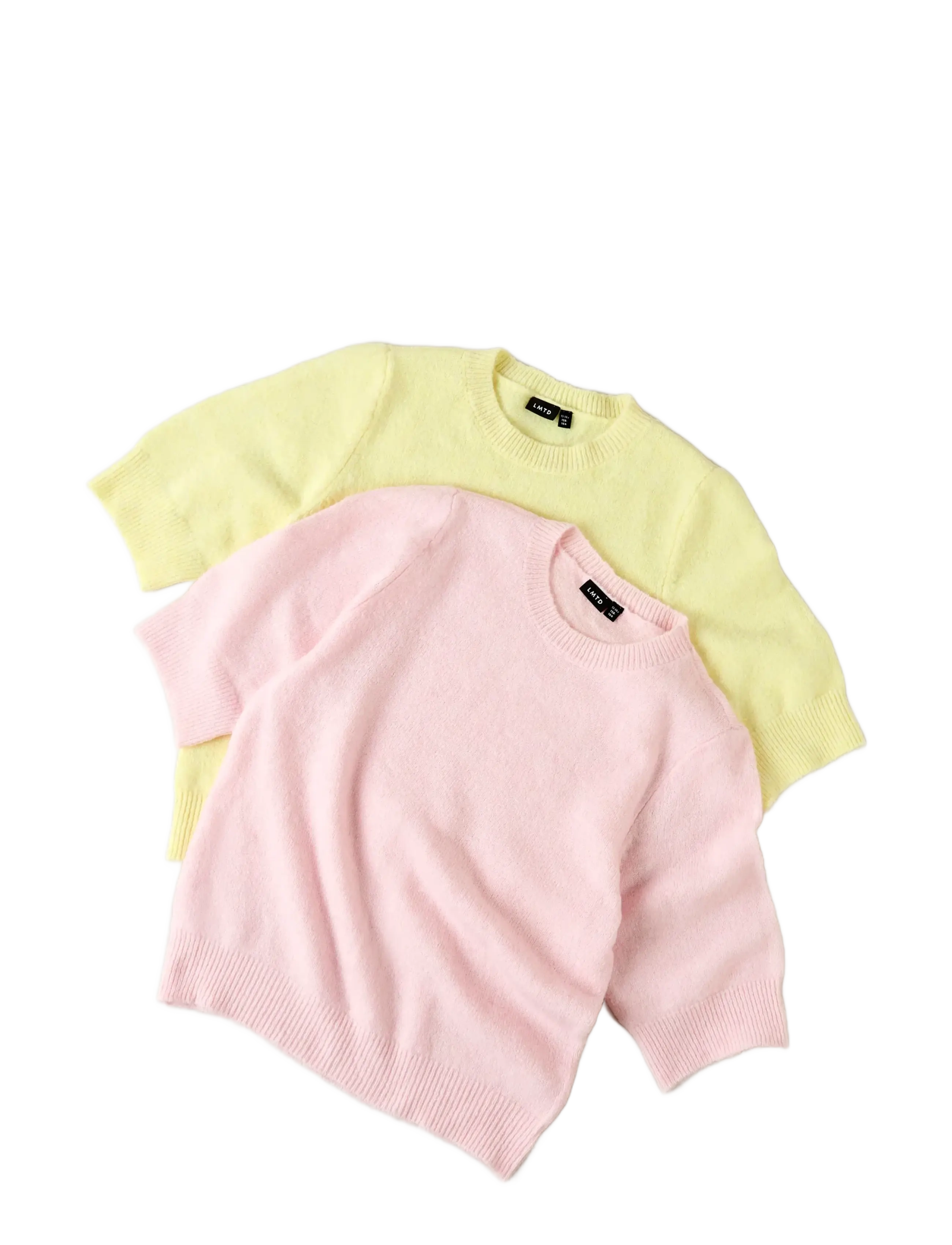 LMTD - NLFBYNT SS SHORT KNIT - t-shirts - pink-a-boo - 2
