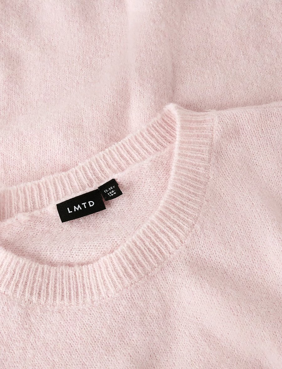 LMTD - NLFBYNT SS SHORT KNIT - kurzärmelige - pink-a-boo - 3