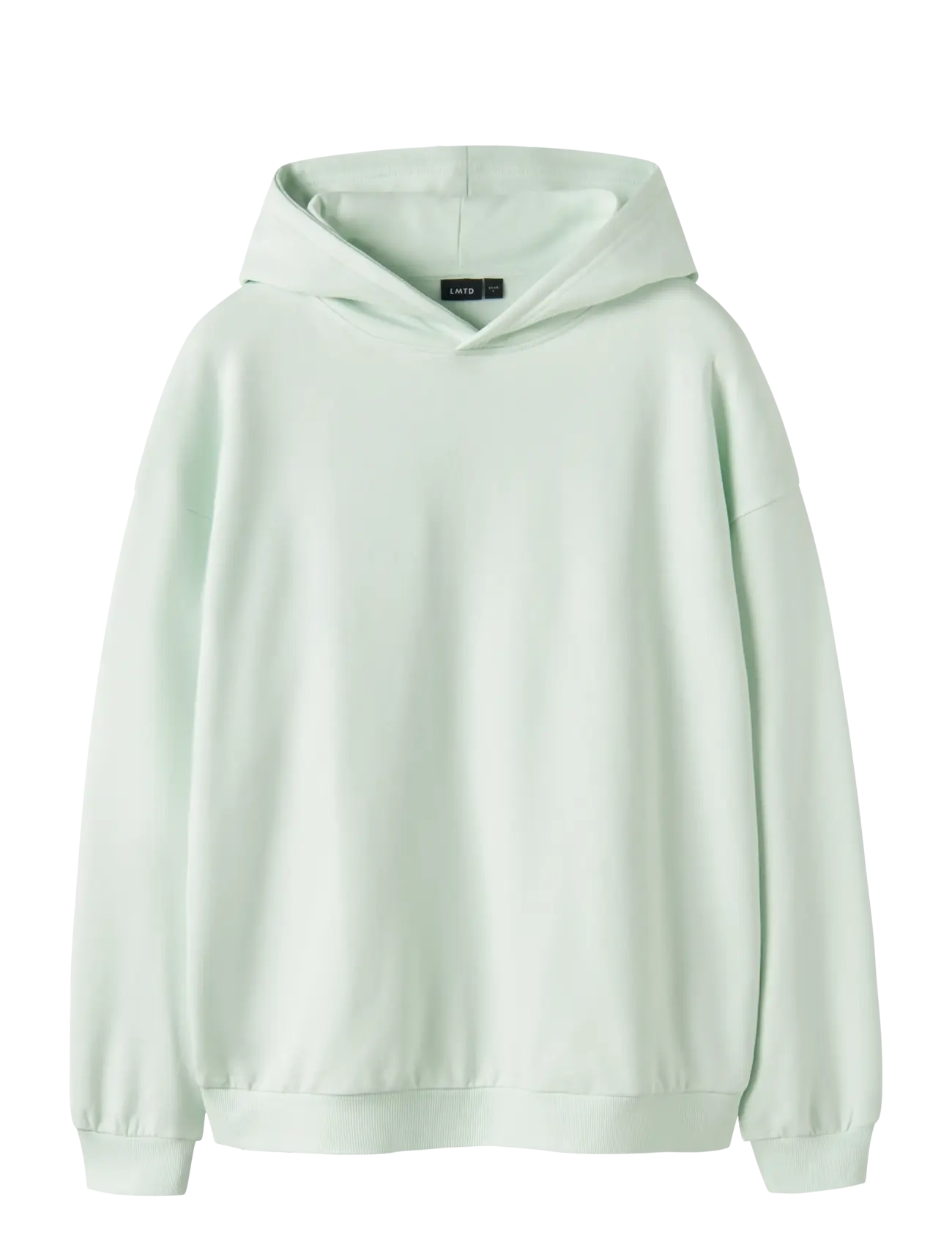 LMTD NLNNIZU LS BRU LOOSE SWEAT W. HOOD - Nyheder - AQUA GLASS / green