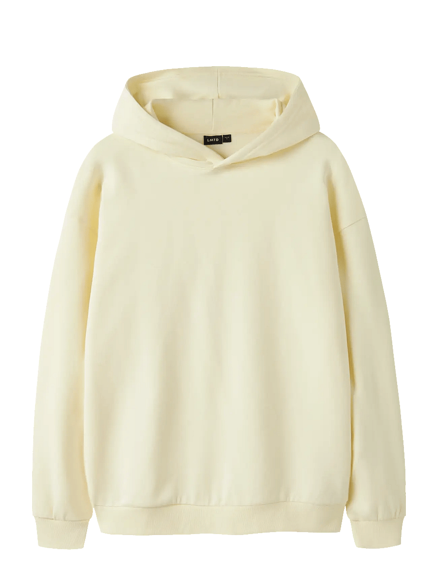 LMTD - NLNNIZU LS BRU LOOSE SWEAT W. HOOD - hættetrøjer - pear sorbet - 0