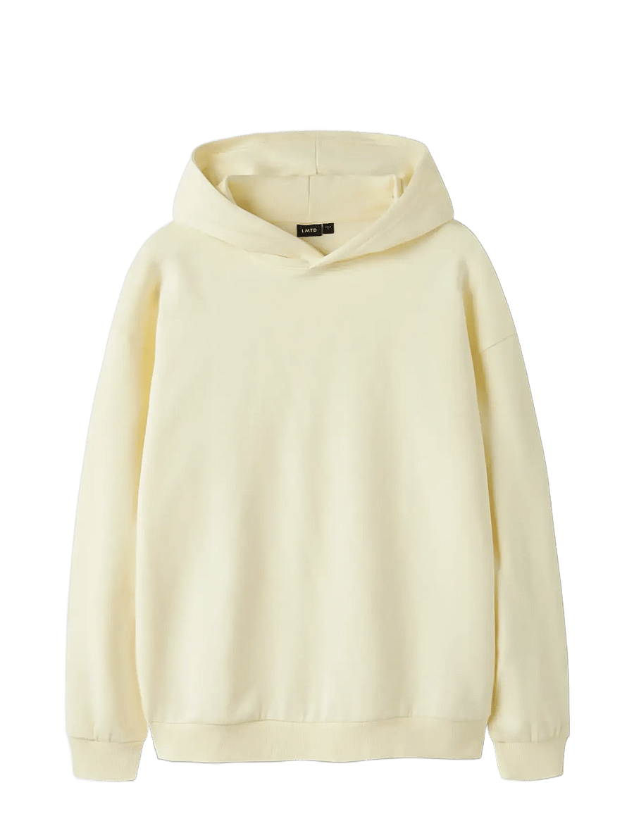 LMTD - NLNNIZU LS BRU LOOSE SWEAT W. HOOD - hættetrøjer - pear sorbet - 2