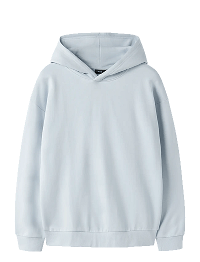 LMTD NLNNIZU LS BRU LOOSE SWEAT W. HOOD - Kapuzenpullover - PLEIN AIR / blue