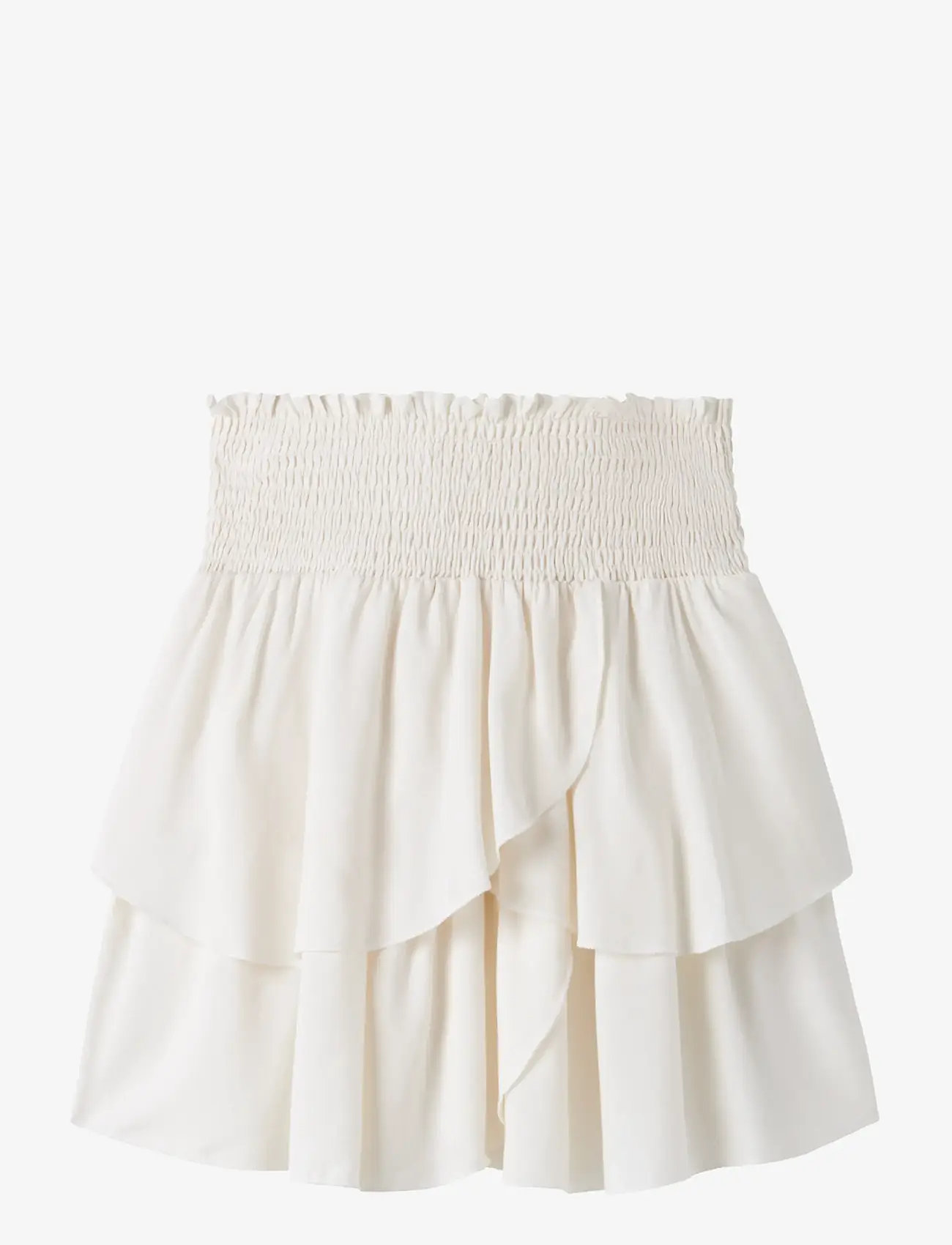 LMTD - NLFSANDYY SOLID SHORT SKIRT - miniseelikud - white alyssum - 0