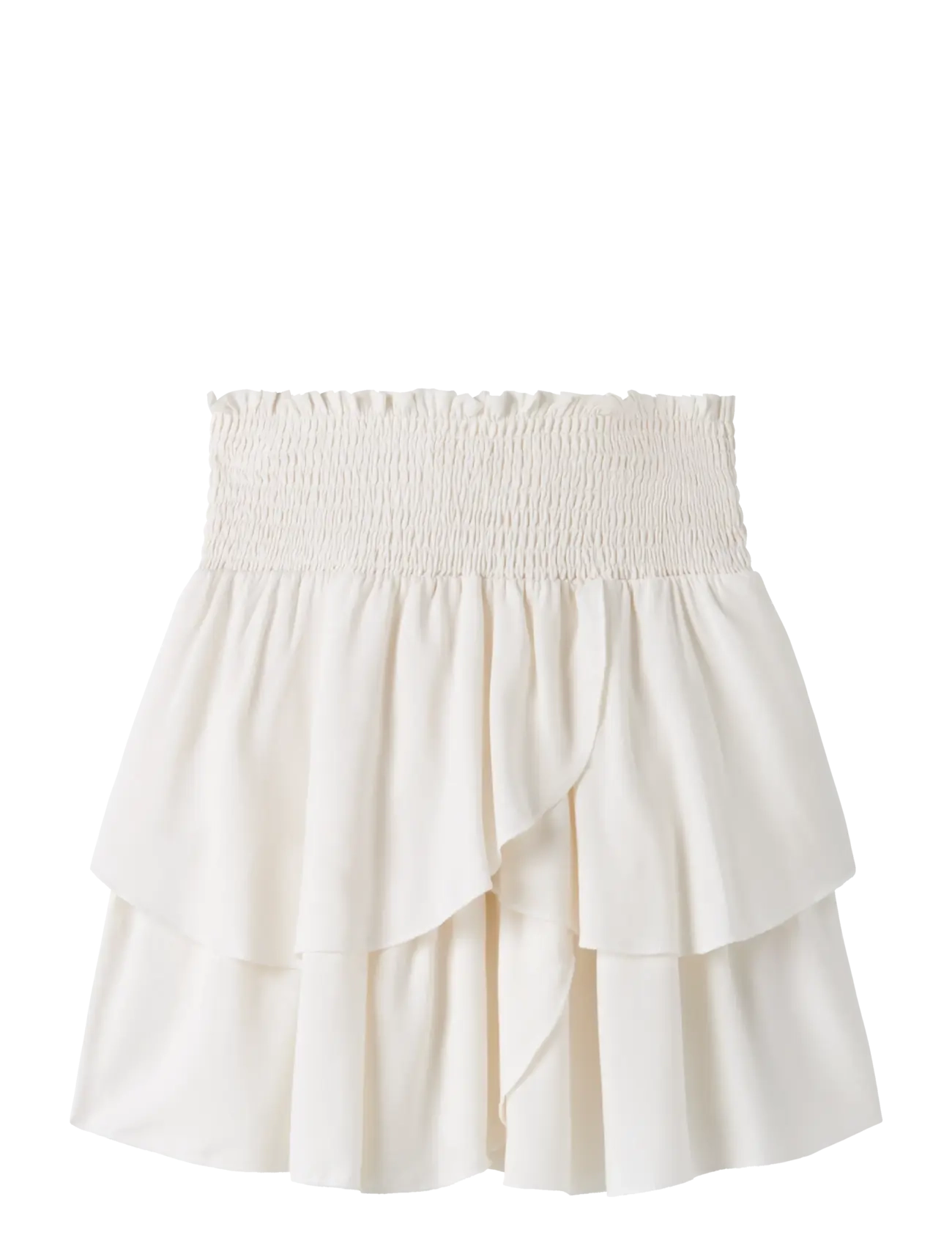 LMTD NLFSANDYY SOLID SHORT SKIRT - Röcke - WHITE ALYSSUM / white
