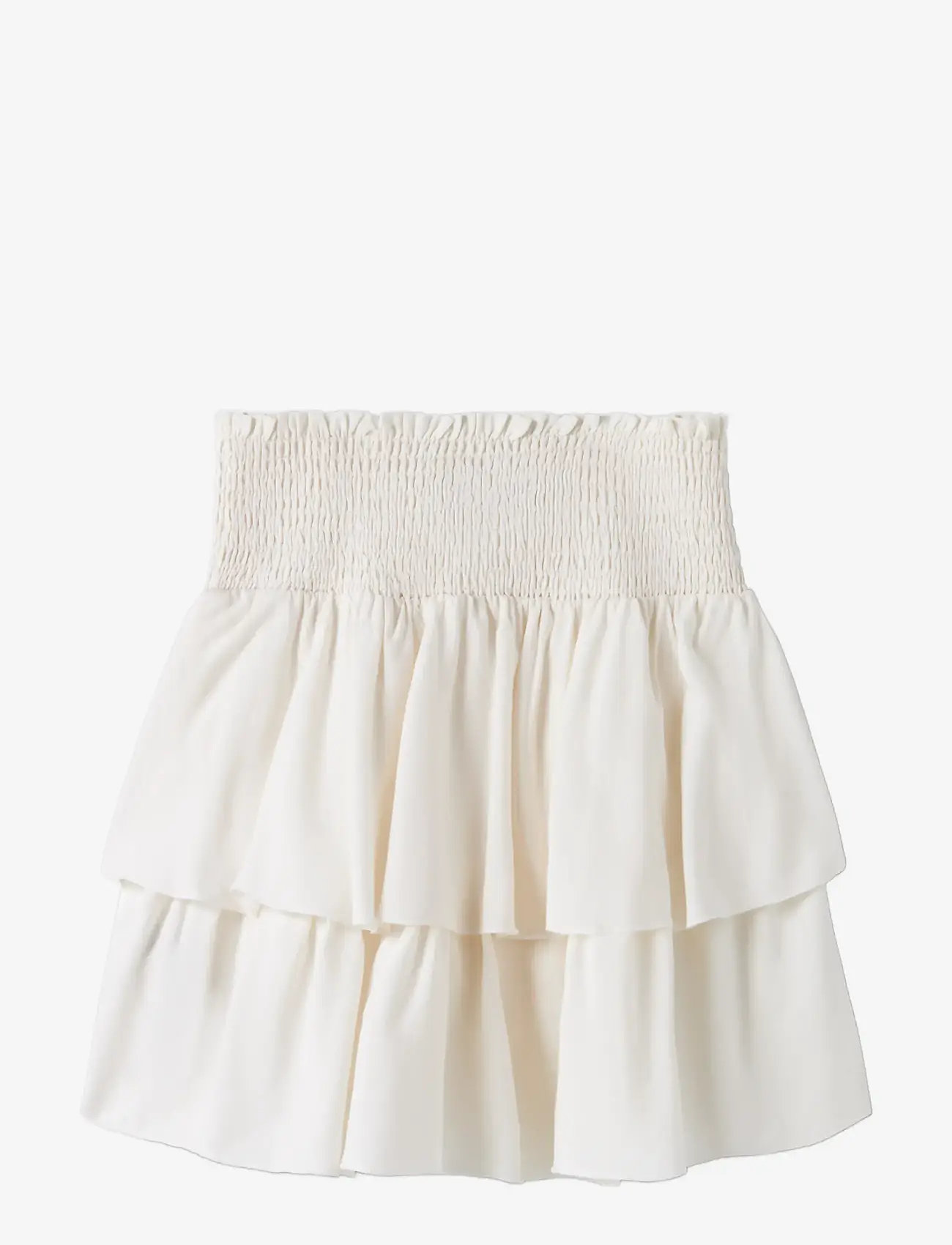 LMTD - NLFSANDYY SOLID SHORT SKIRT - miniseelikud - white alyssum - 1
