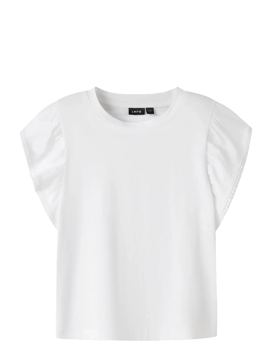 LMTD - NLFFANG SHORT TANK TOP - kortärmade t-shirts - bright white - 0