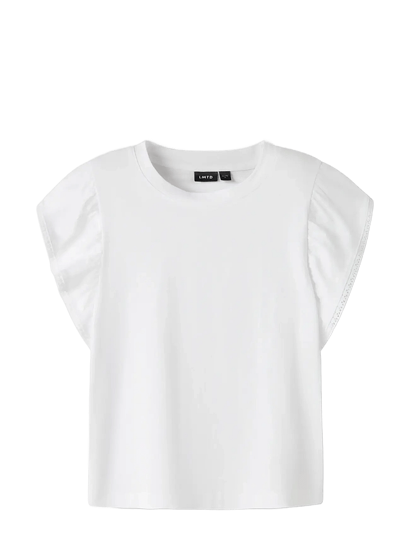 LMTD - NLFFANG SHORT TANK TOP - kurzärmelige - bright white - 2
