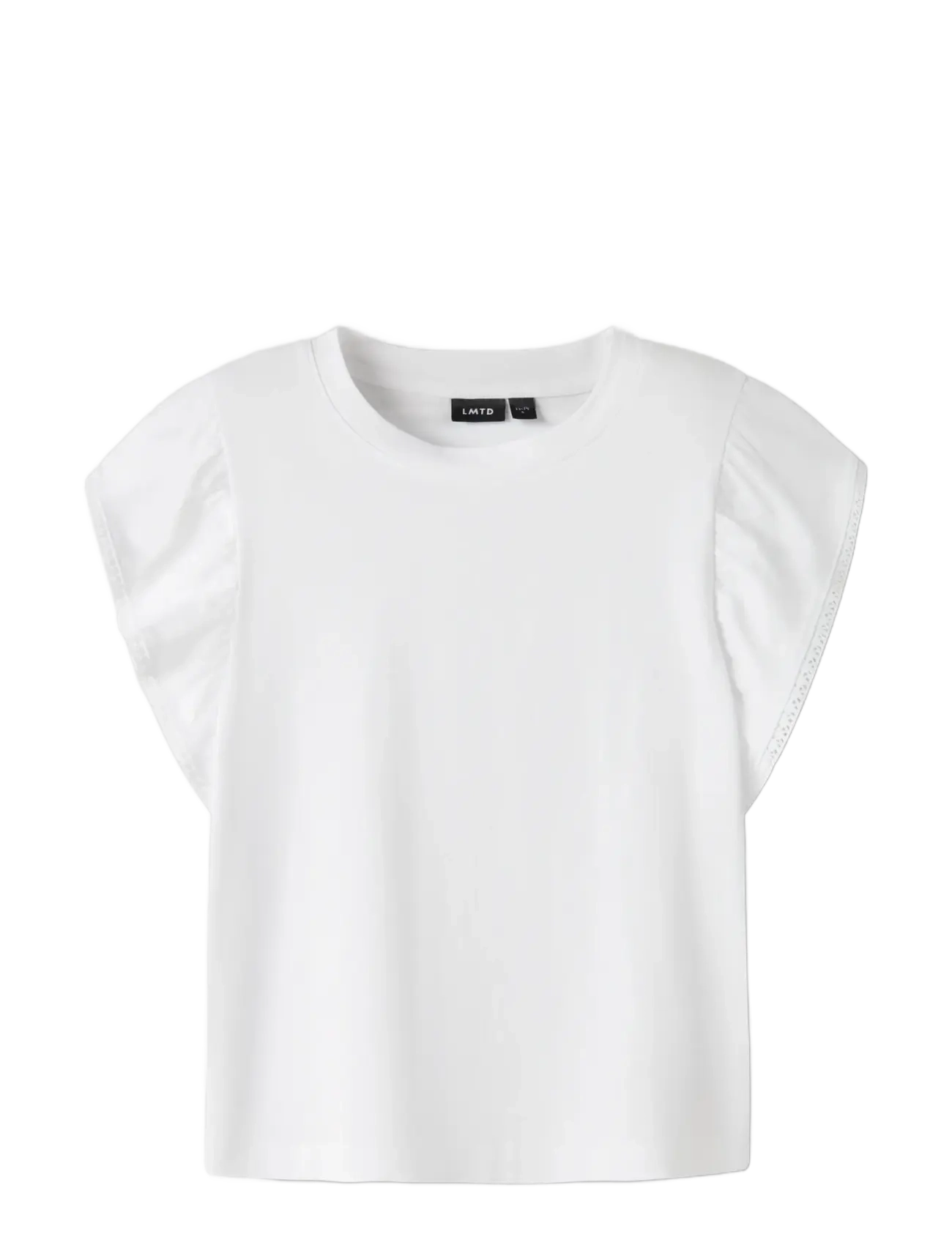 LMTD - NLFFANG SHORT TANK TOP - kortärmade t-shirts - bright white - 2