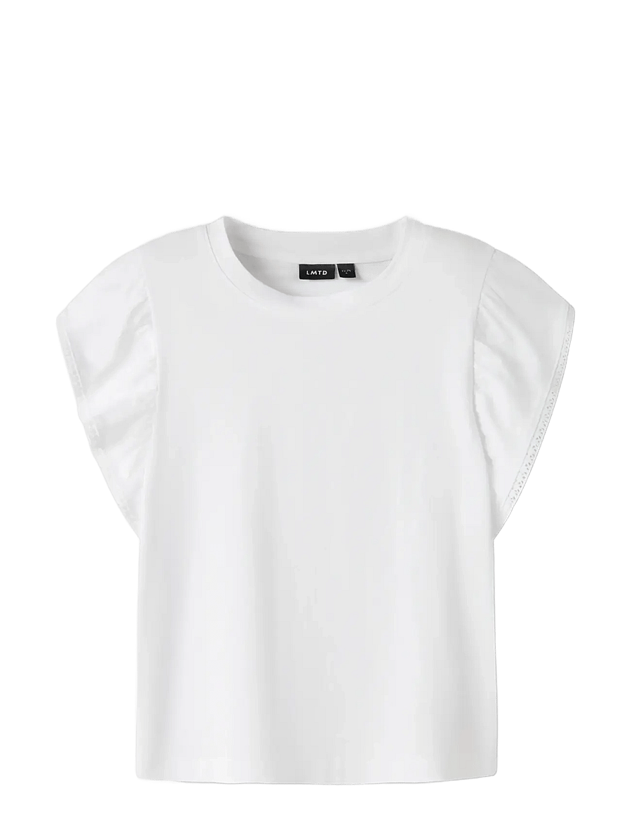 LMTD - NLFFANG SHORT TANK TOP - kortärmade t-shirts - bright white - 2