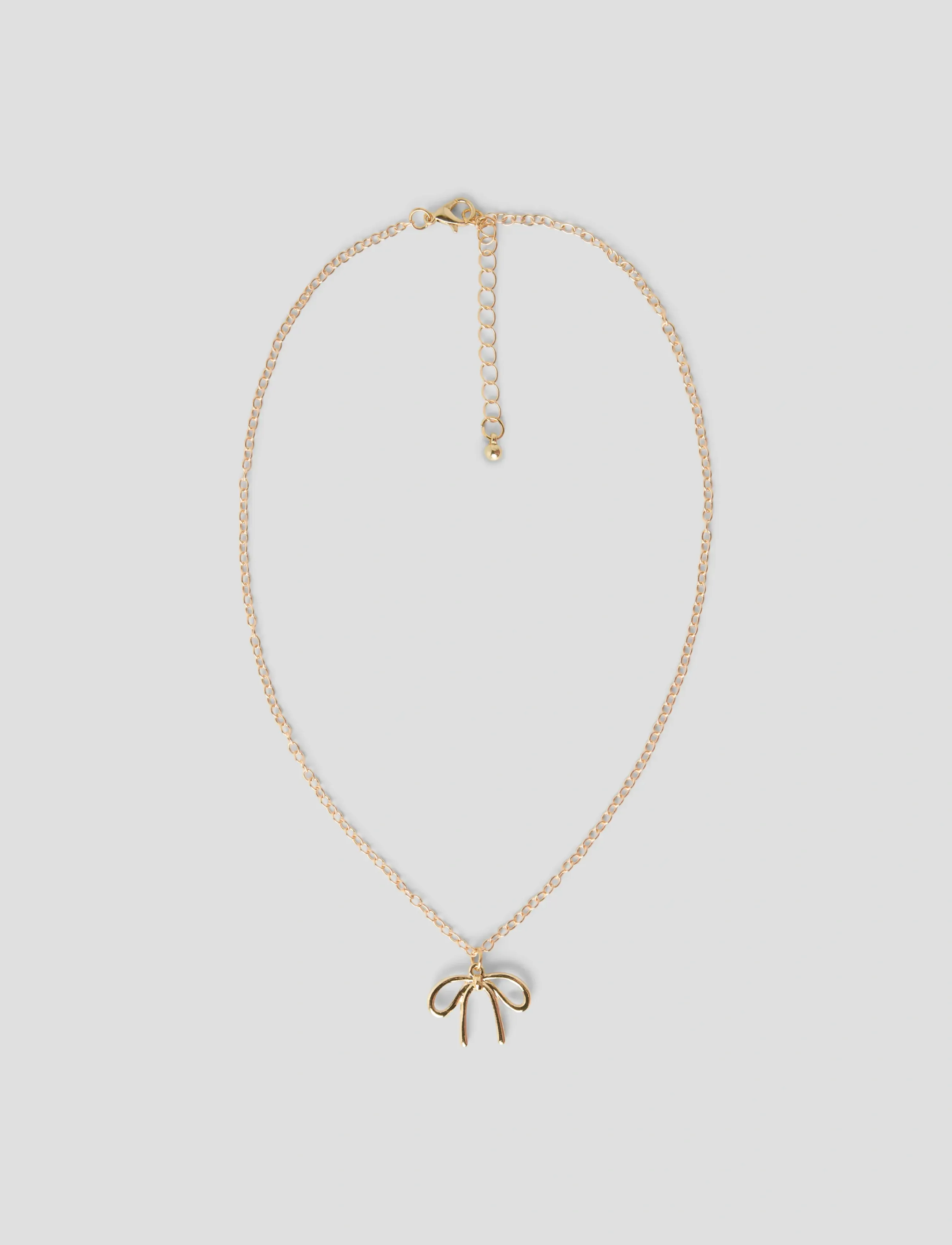 LMTD Nlfabow Necklace, One Size, Kids Jewellery, Gold - Necklaces, Kinder