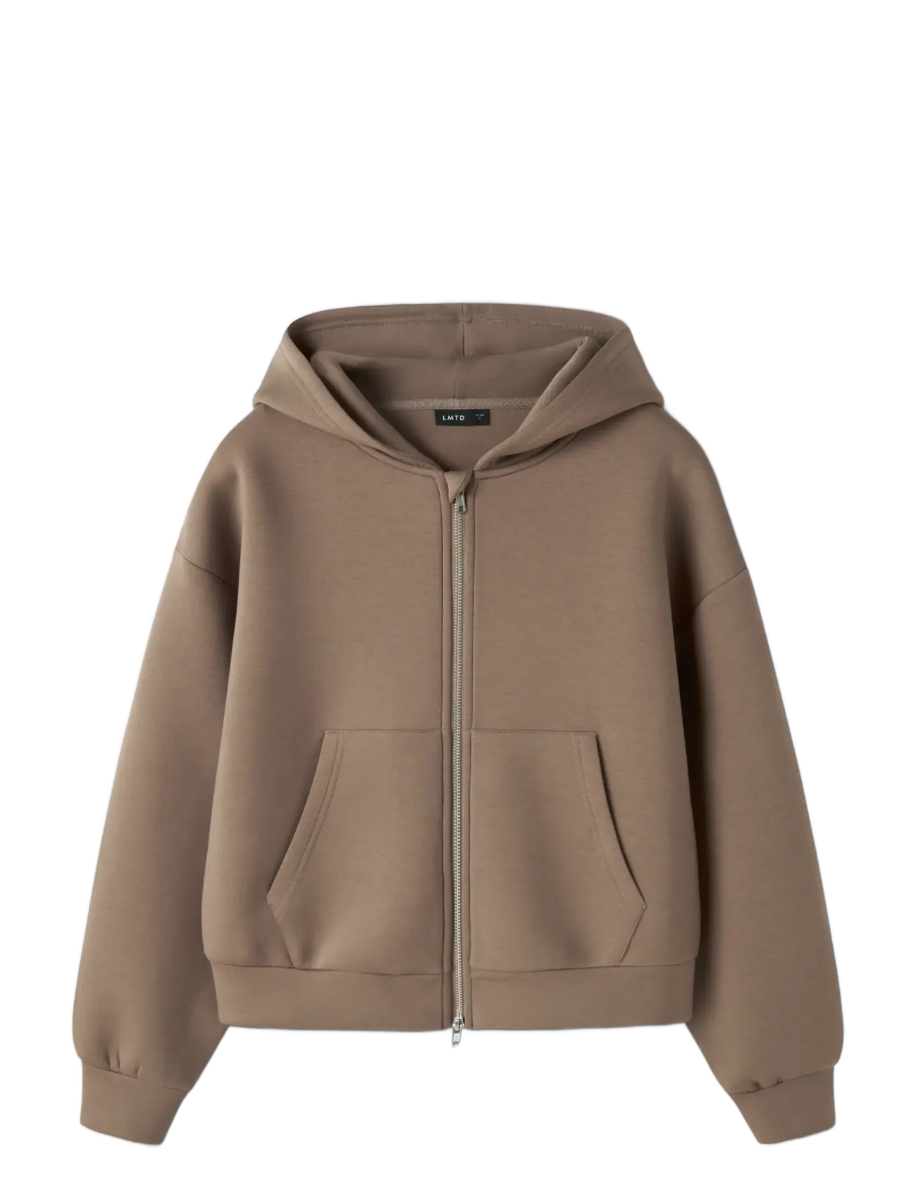 LMTD NLFHALFA LS SHORT SCUBA CARDIGAN - LMTD - PINE BARK / brown