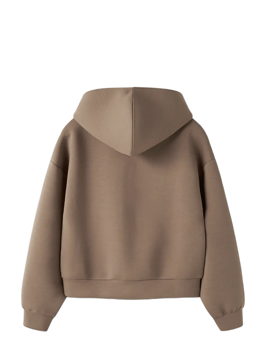 LMTD - NLFHALFA LS SHORT SCUBA CARDIGAN - fleecejacken - pine bark - 1