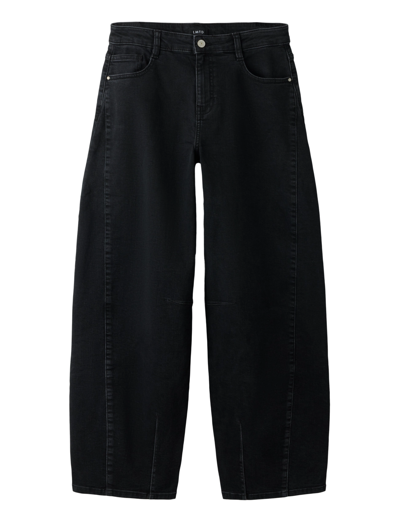 LMTD NLFBLI DNM R BALLOON L PANT - Back to school - BLACK / black